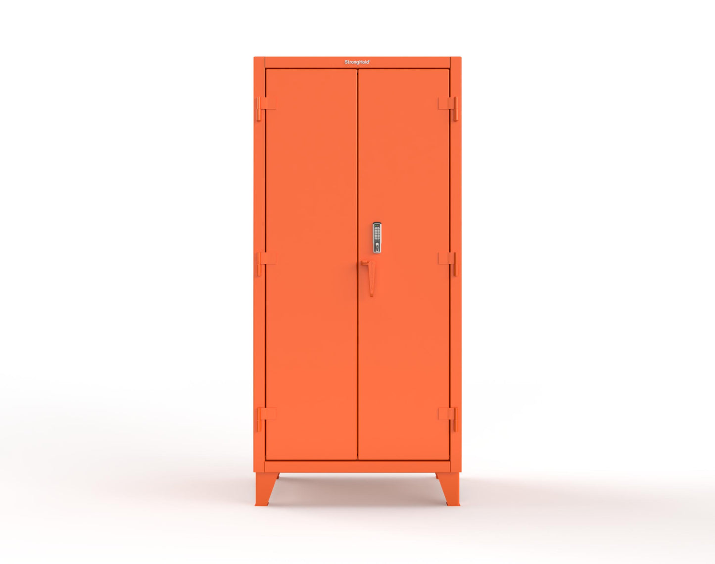 Extreme Duty 12 GA Cabinet with 4 Shelves Secured by Keyless Entry Lock - 36 In. W x 24 In. D x 78 In. H - 36-244-EK-2009