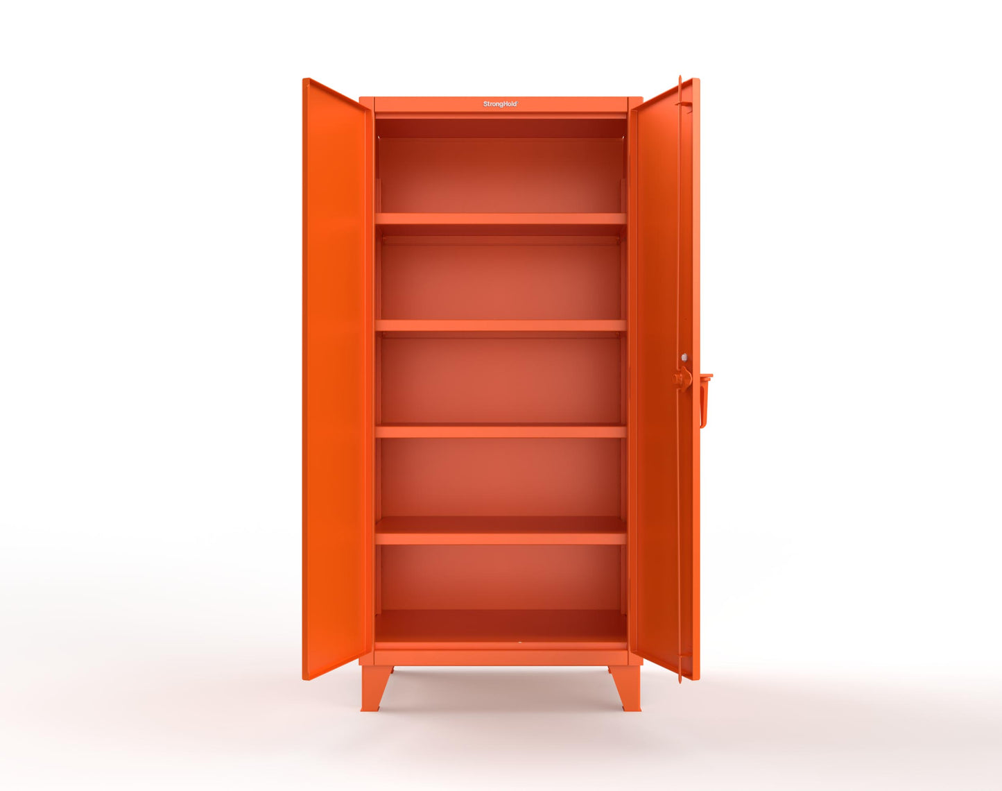 Extreme Duty 12 GA Cabinet with 4 Shelves Secured by Keyless Entry Lock - 36 In. W x 24 In. D x 78 In. H - 36-244-EK-2009