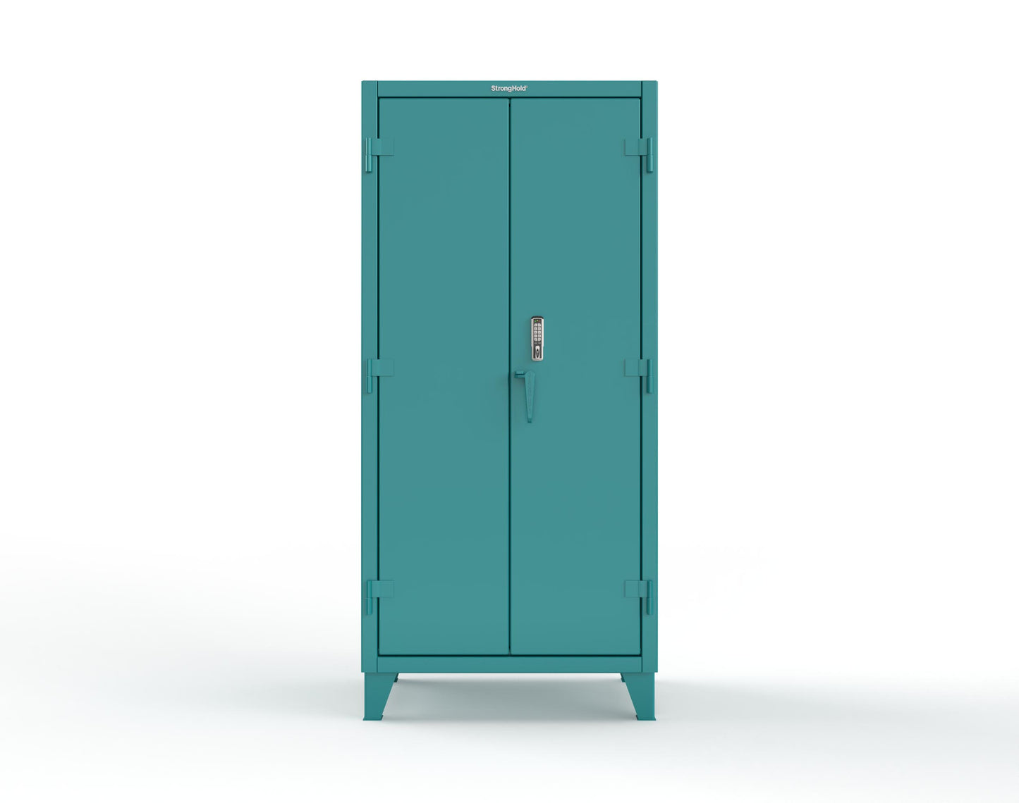 Extreme Duty 12 GA Cabinet with 4 Shelves Secured by Keyless Entry Lock - 36 In. W x 24 In. D x 78 In. H - 36-244-EK-5021