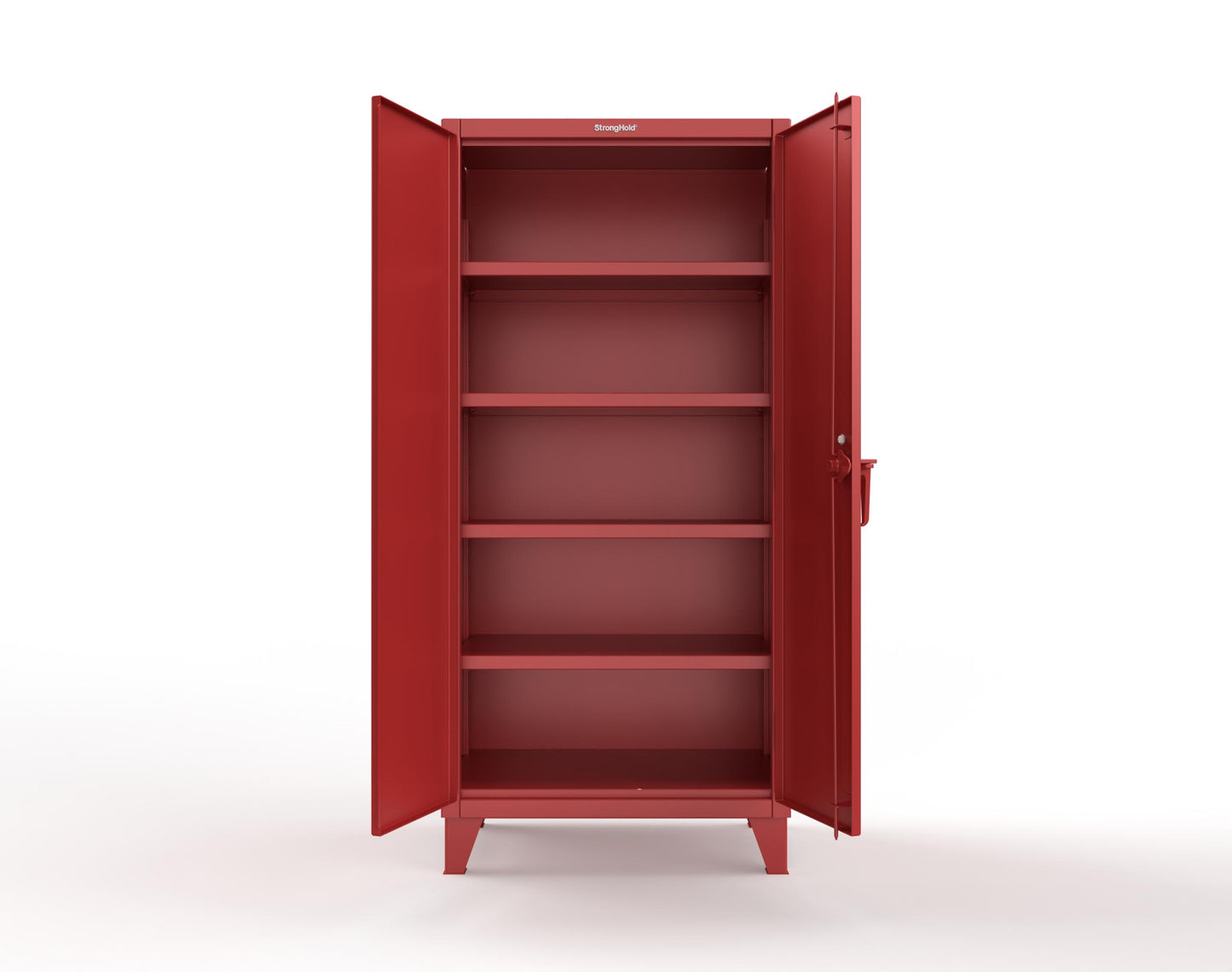 Extreme Duty 12 GA Cabinet with 4 Shelves Secured by Keyless Entry Lock - 36 In. W x 24 In. D x 78 In. H - 36-244-EK-3001