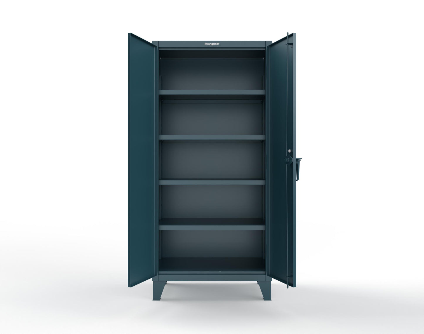 Extreme Duty 12 GA Cabinet with 4 Shelves Secured by Keyless Entry Lock - 36 In. W x 24 In. D x 78 In. H - 36-244-EK-5001