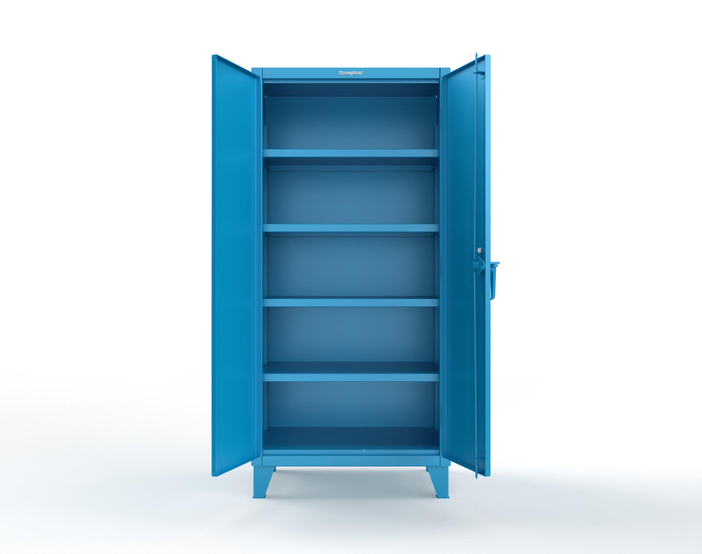 Extreme Duty 12 GA Cabinet with 4 Shelves Secured by Keyless Entry Lock - 36 In. W x 24 In. D x 78 In. H - 36-244-EK-5012
