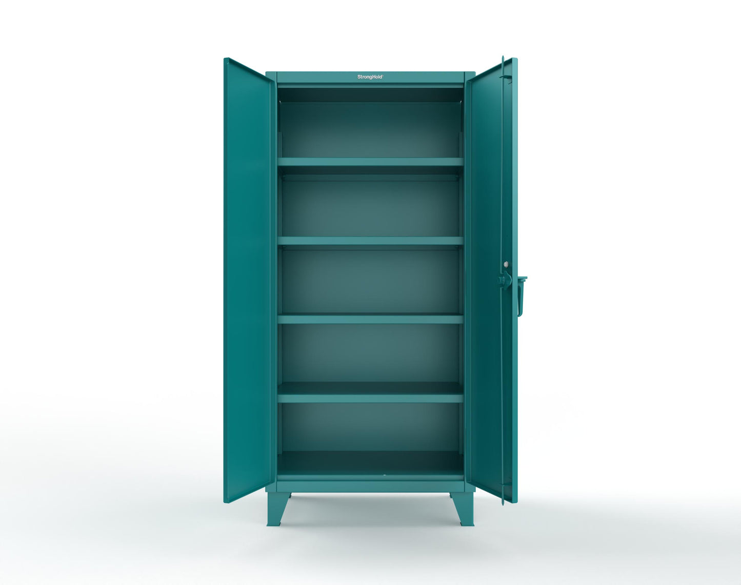 Extreme Duty 12 GA Cabinet with 4 Shelves Secured by Keyless Entry Lock - 36 In. W x 24 In. D x 78 In. H - 36-244-EK-5021