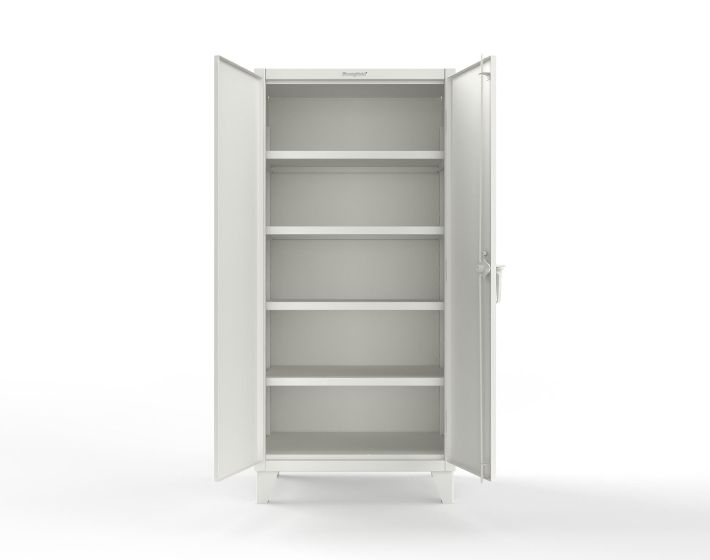 Extreme Duty 12 GA Cabinet with 4 Shelves Secured by Keyless Entry Lock - 36 In. W x 24 In. D x 78 In. H - 36-244-EK-9003
