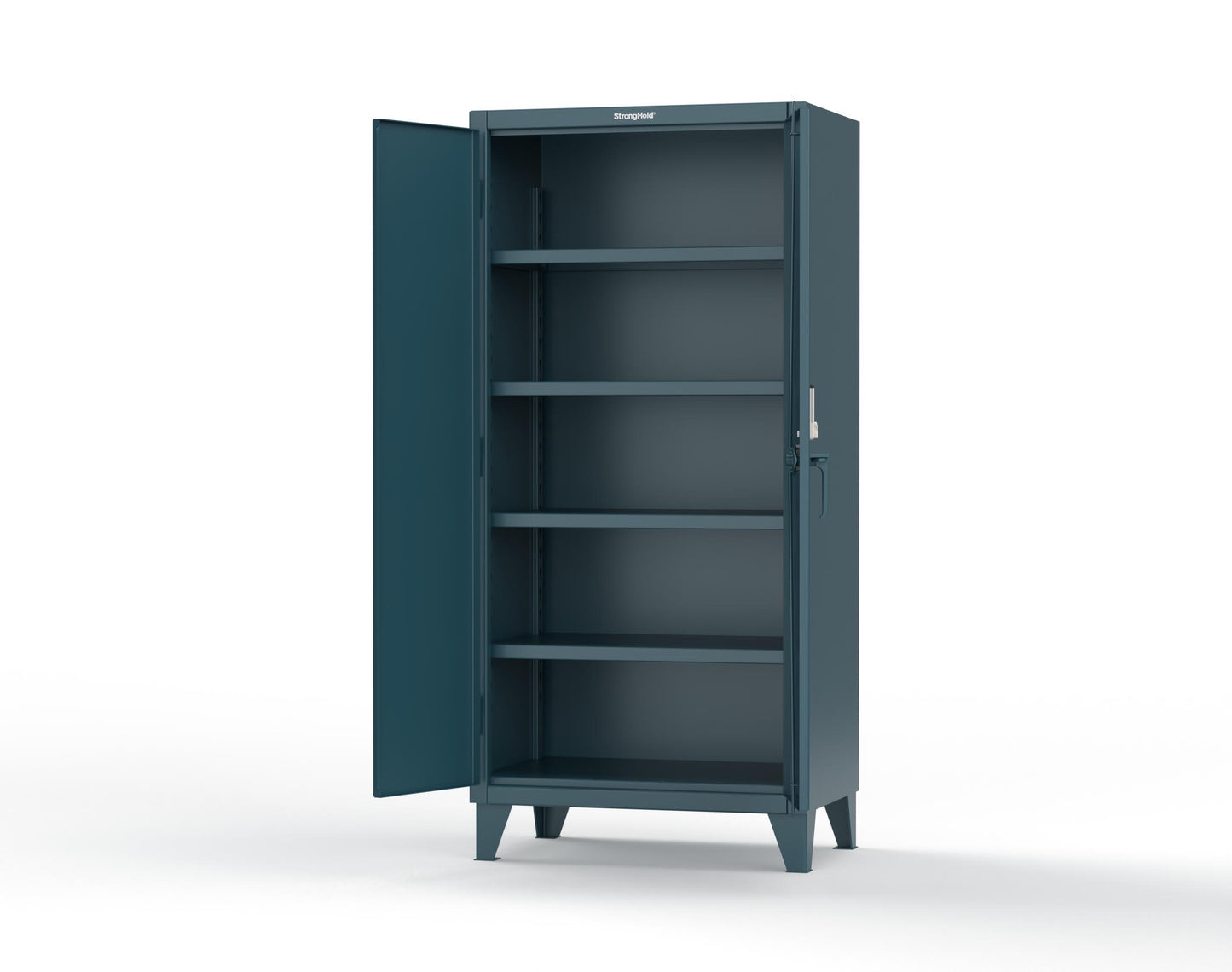 Extreme Duty 12 GA Cabinet with 4 Shelves Secured by Keyless Entry Lock - 36 In. W x 24 In. D x 78 In. H - 36-244-EK-5001