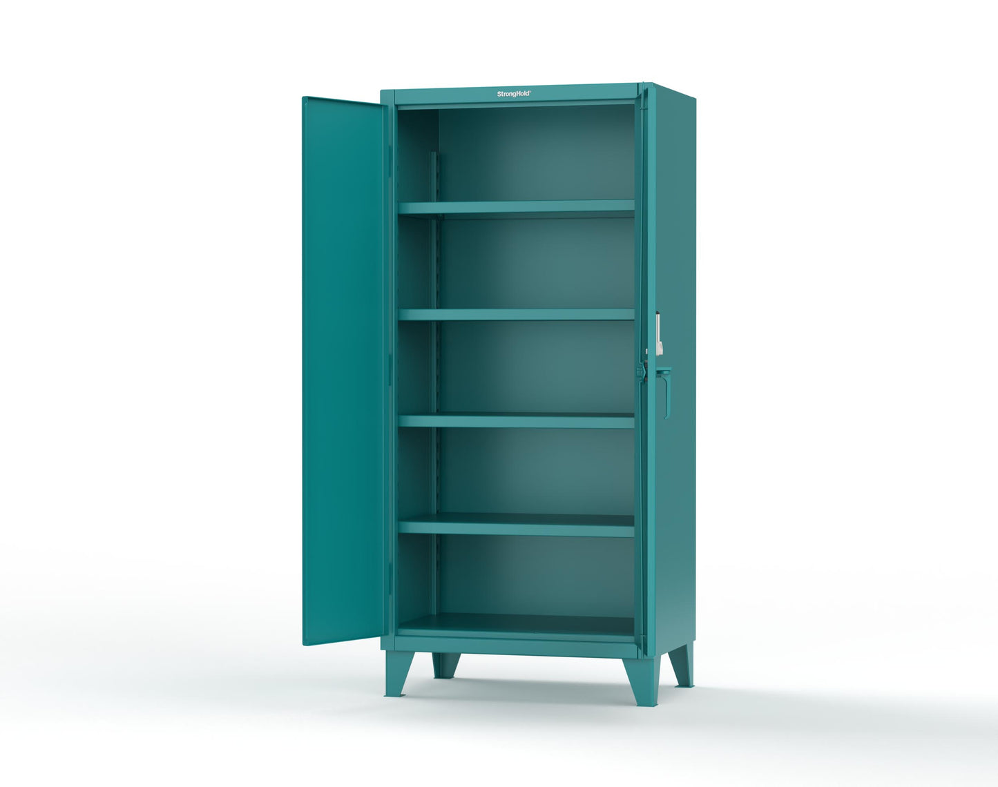 Extreme Duty 12 GA Cabinet with 4 Shelves Secured by Keyless Entry Lock - 36 In. W x 24 In. D x 78 In. H - 36-244-EK-5021