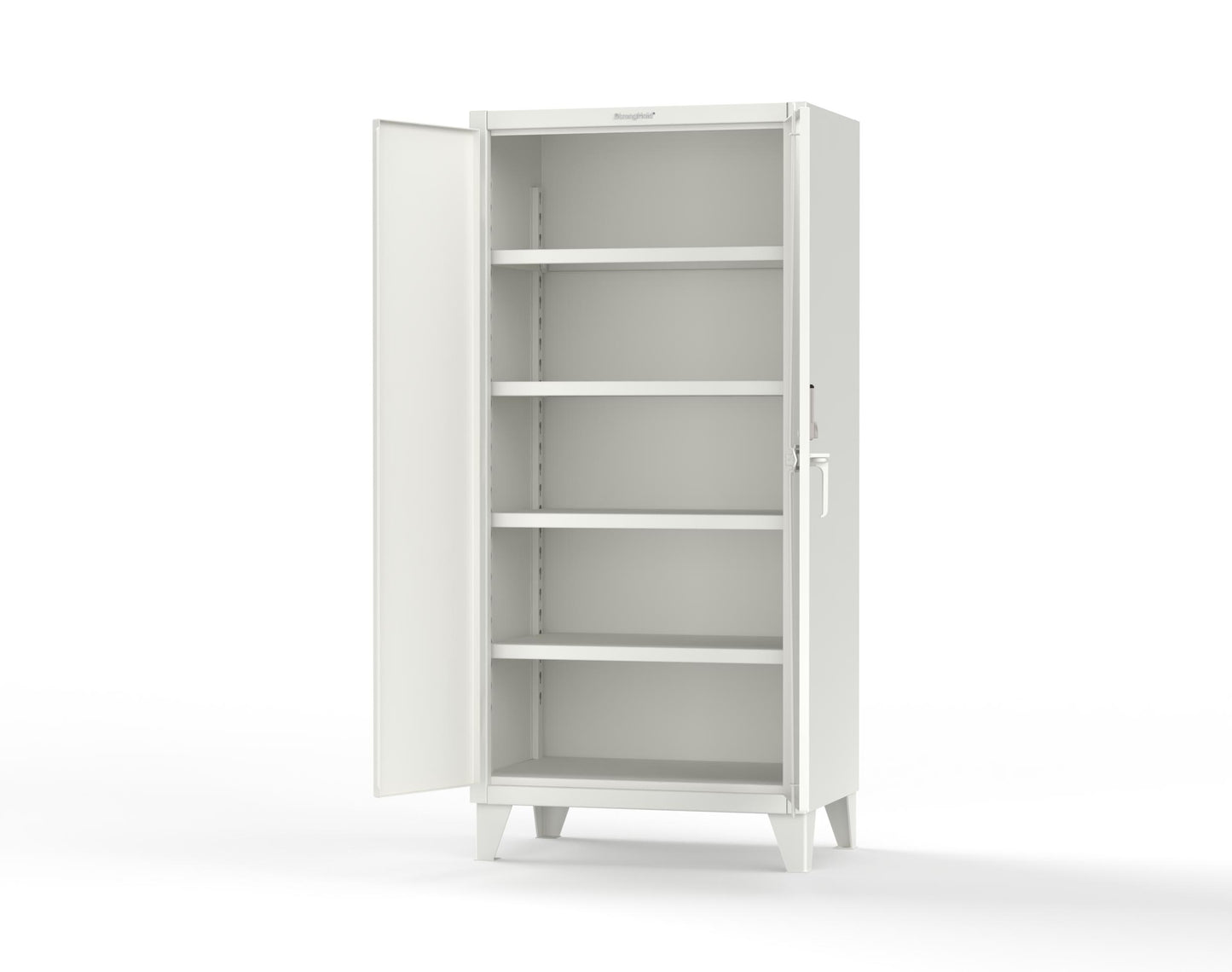 Extreme Duty 12 GA Cabinet with 4 Shelves Secured by Keyless Entry Lock - 36 In. W x 24 In. D x 78 In. H - 36-244-EK-9003