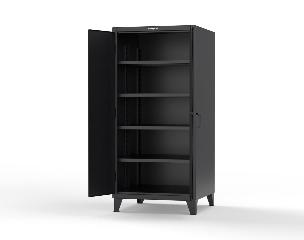 Extreme Duty 12 GA Cabinet with 4 Extra Deep Shelves - 36 In. W x 36 In. D x 78 In. H - 36-364-9005