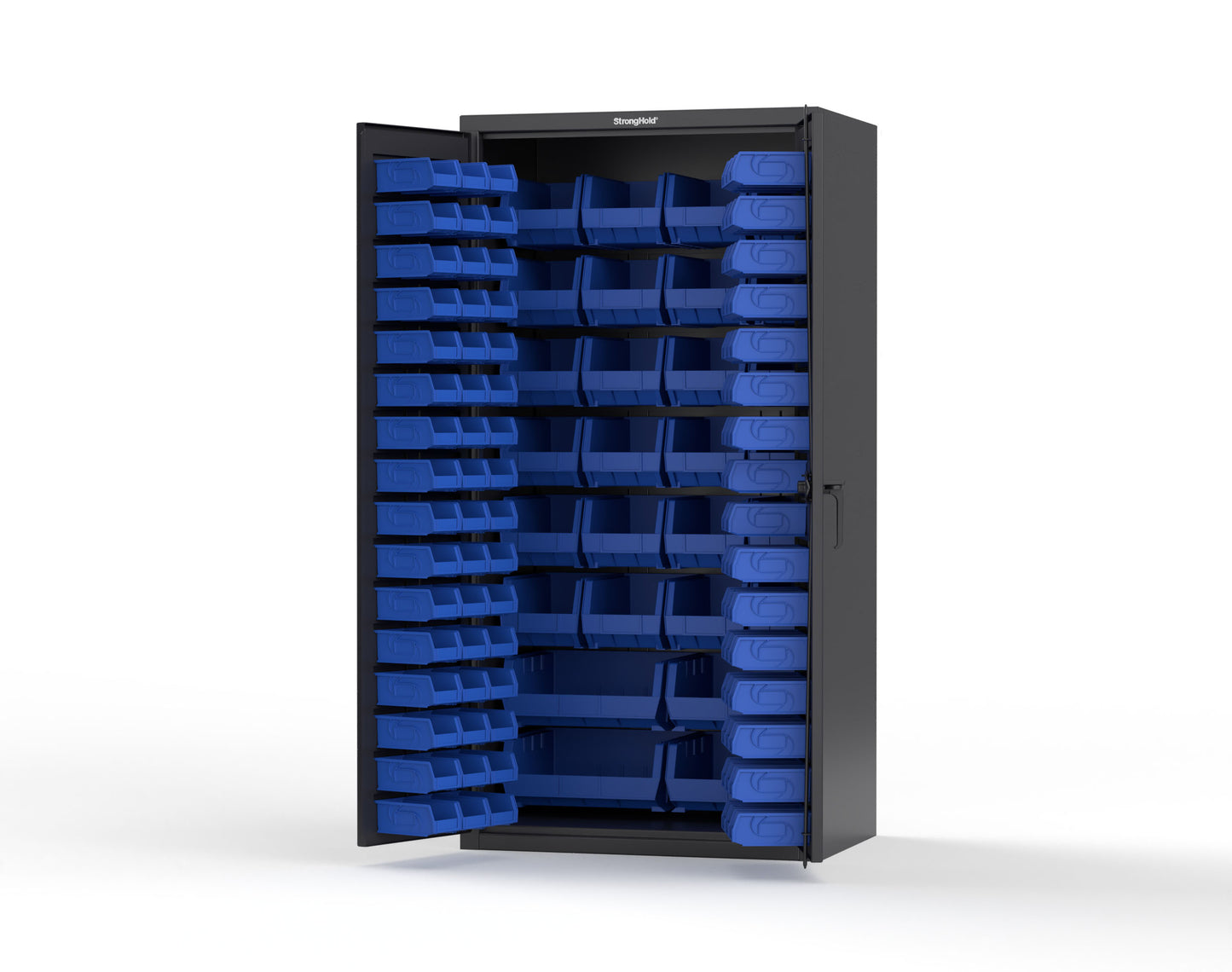 Black (RAL 9005) / Blue (RAL 5001)