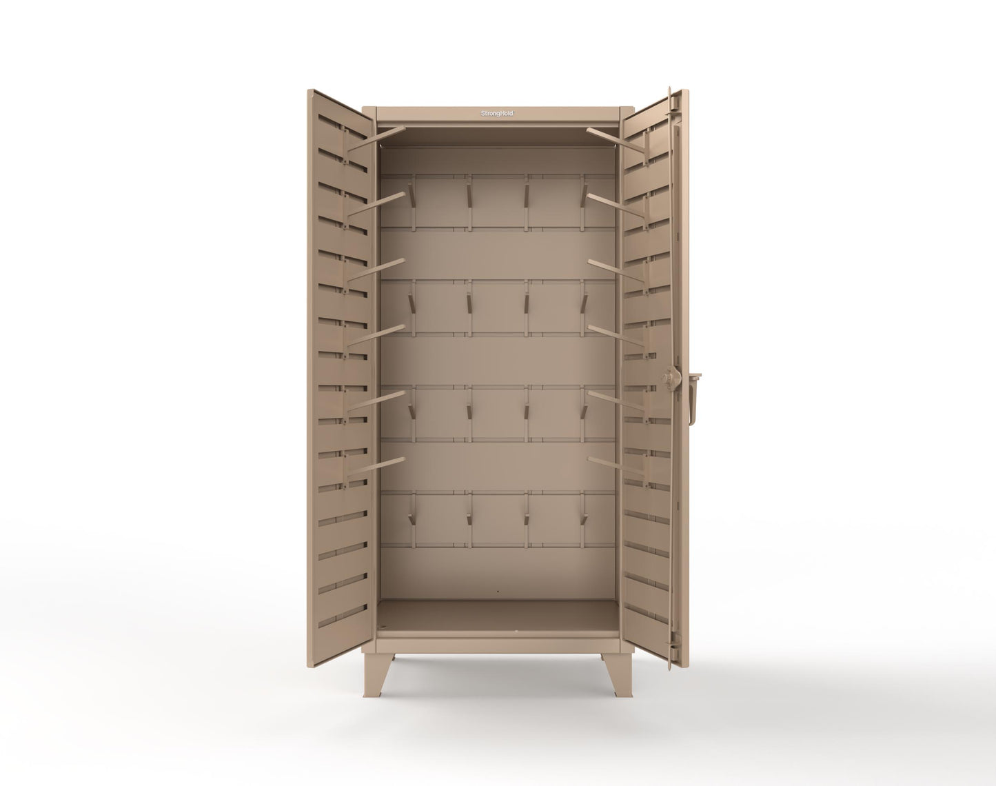 Extreme Duty 12 GA Rigging Cabinet with Hooks - 36 In. W x 24 In. D x 78 In. H - 36-BB-240W/Hooks-1019