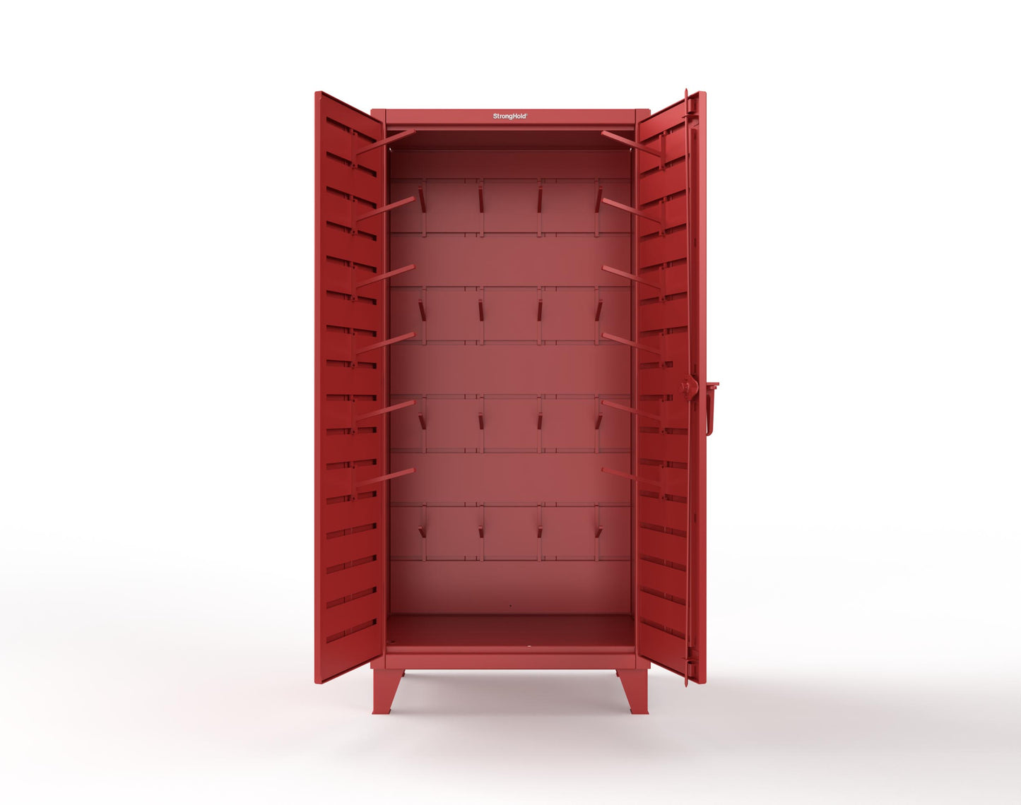 Extreme Duty 12 GA Rigging Cabinet with Hooks - 36 In. W x 24 In. D x 78 In. H - 36-BB-240W/Hooks-3001