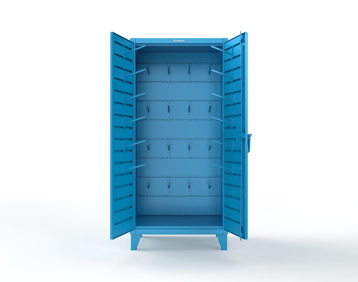 Extreme Duty 12 GA Rigging Cabinet with Hooks - 36 In. W x 24 In. D x 78 In. H - 36-BB-240W/Hooks-5012