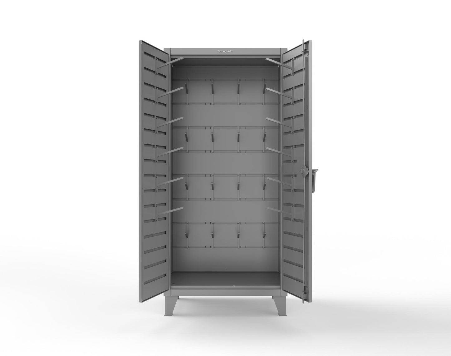 Extreme Duty 12 GA Rigging Cabinet with Hooks - 36 In. W x 24 In. D x 78 In. H - 36-BB-240W/Hooks-7037