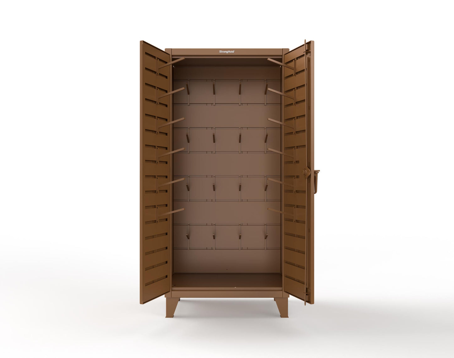 Extreme Duty 12 GA Rigging Cabinet with Hooks - 36 In. W x 24 In. D x 78 In. H - 36-BB-240W/Hooks-8008