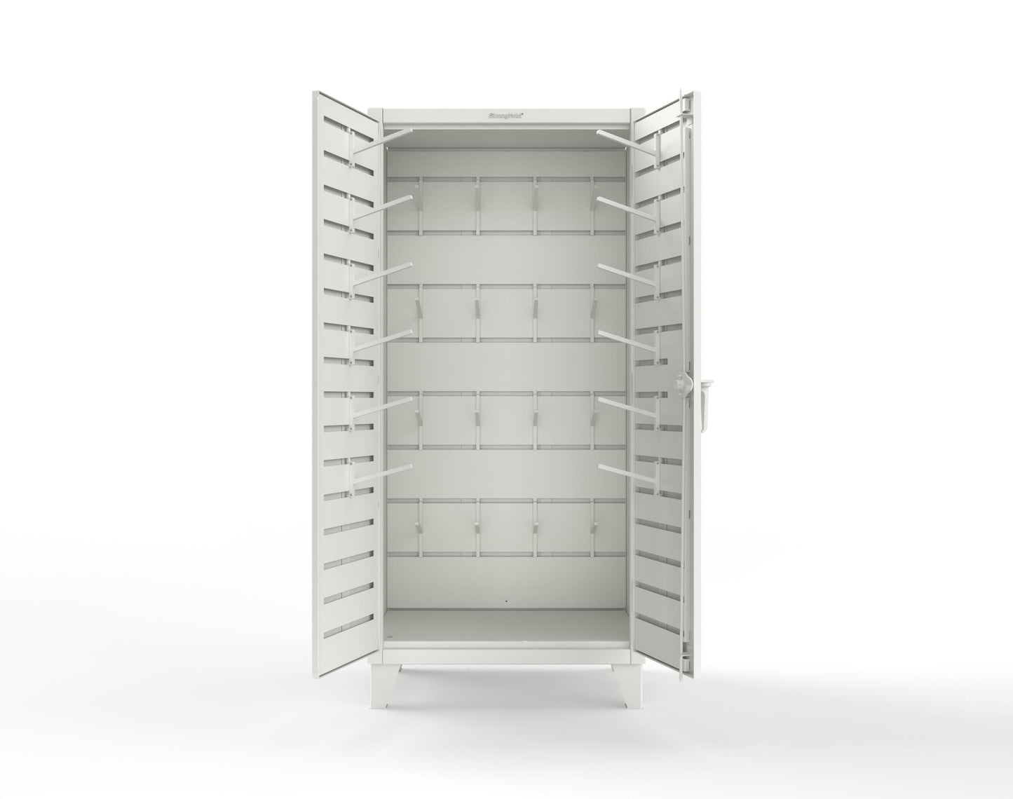Extreme Duty 12 GA Rigging Cabinet with Hooks - 36 In. W x 24 In. D x 78 In. H - 36-BB-240W/Hooks-9003