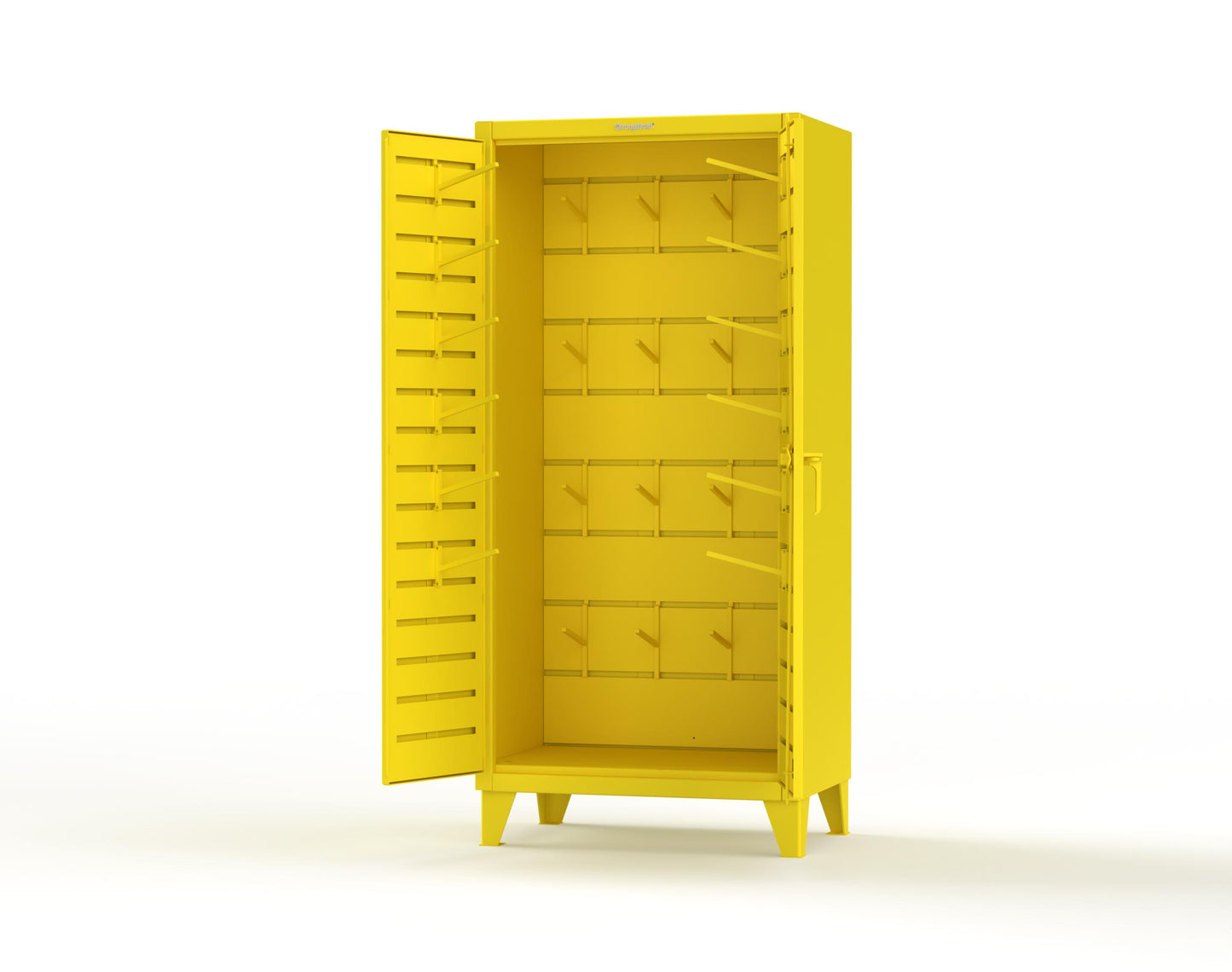 Extreme Duty 12 GA Rigging Cabinet with Hooks - 36 In. W x 24 In. D x 78 In. H - 36-BB-240W/Hooks-1021