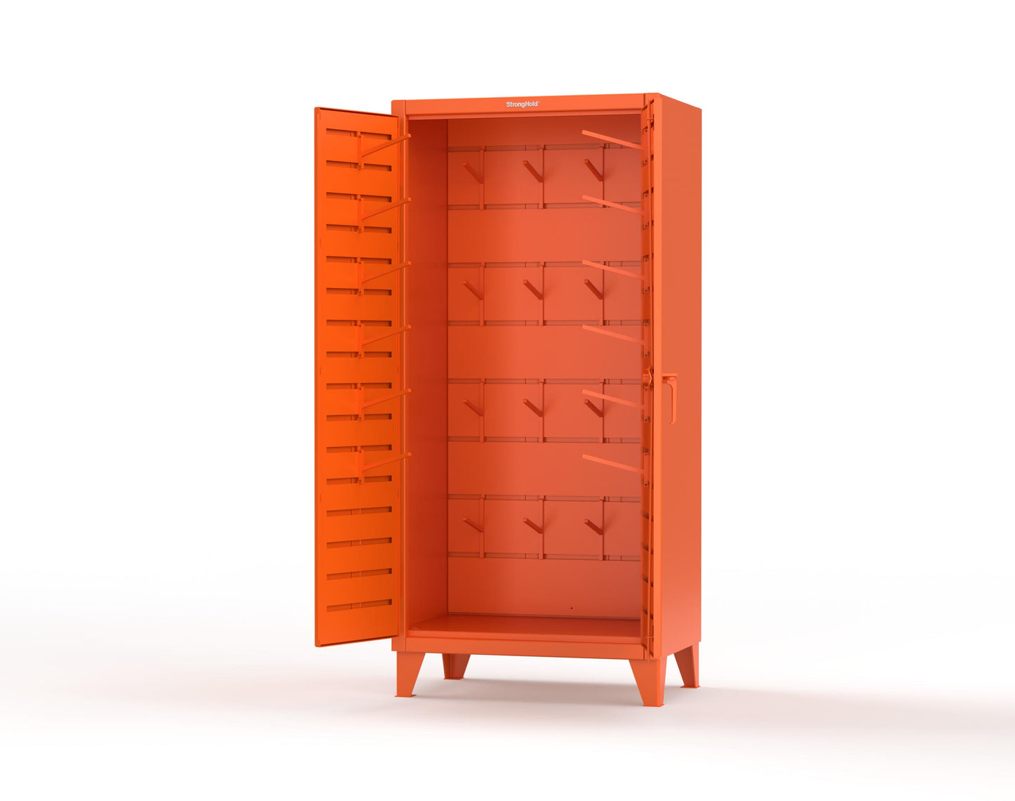 Extreme Duty 12 GA Rigging Cabinet with Hooks - 36 In. W x 24 In. D x 78 In. H - 36-BB-240W/Hooks-2009