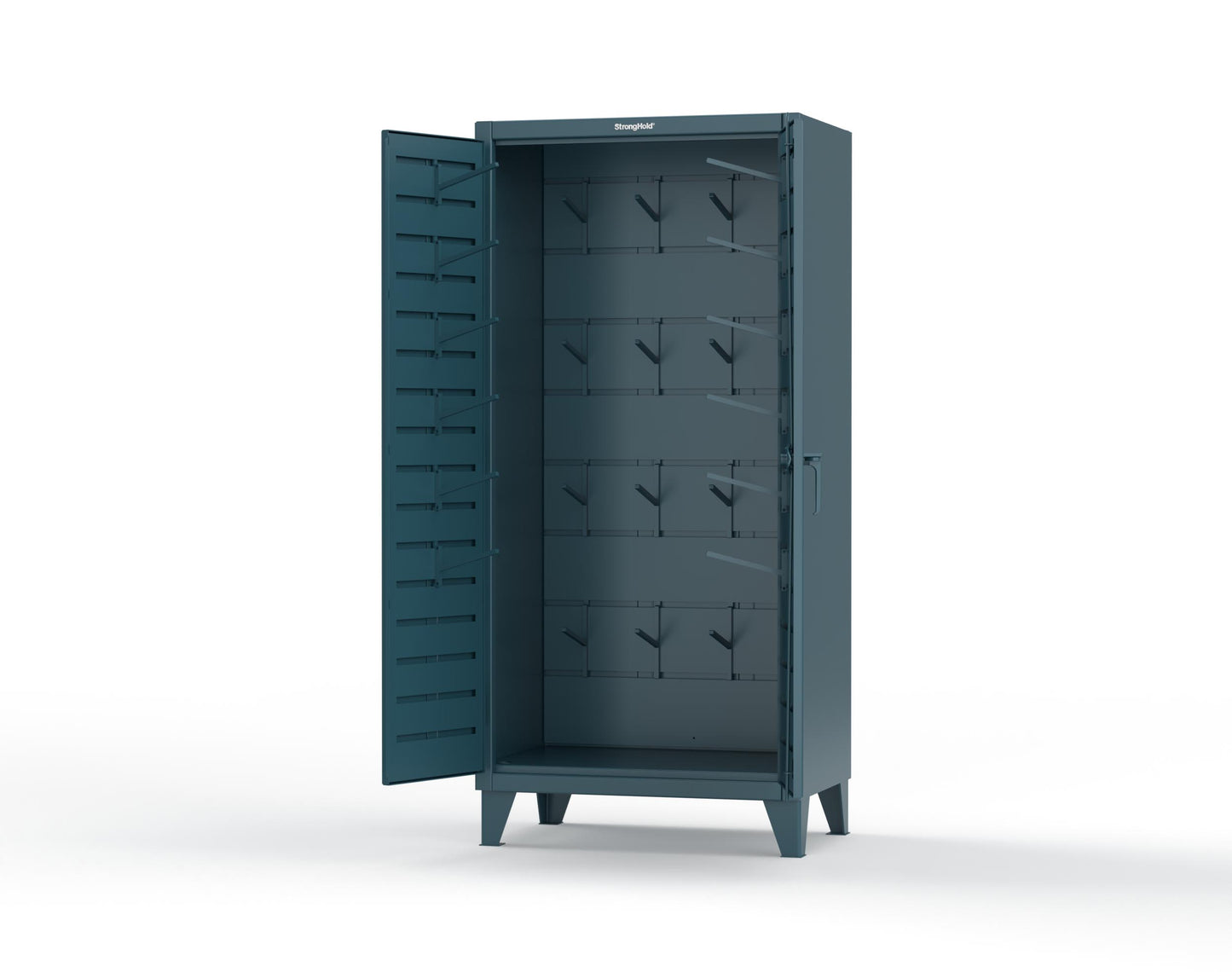 Extreme Duty 12 GA Rigging Cabinet with Hooks - 36 In. W x 24 In. D x 78 In. H - 36-BB-240W/Hooks-5001