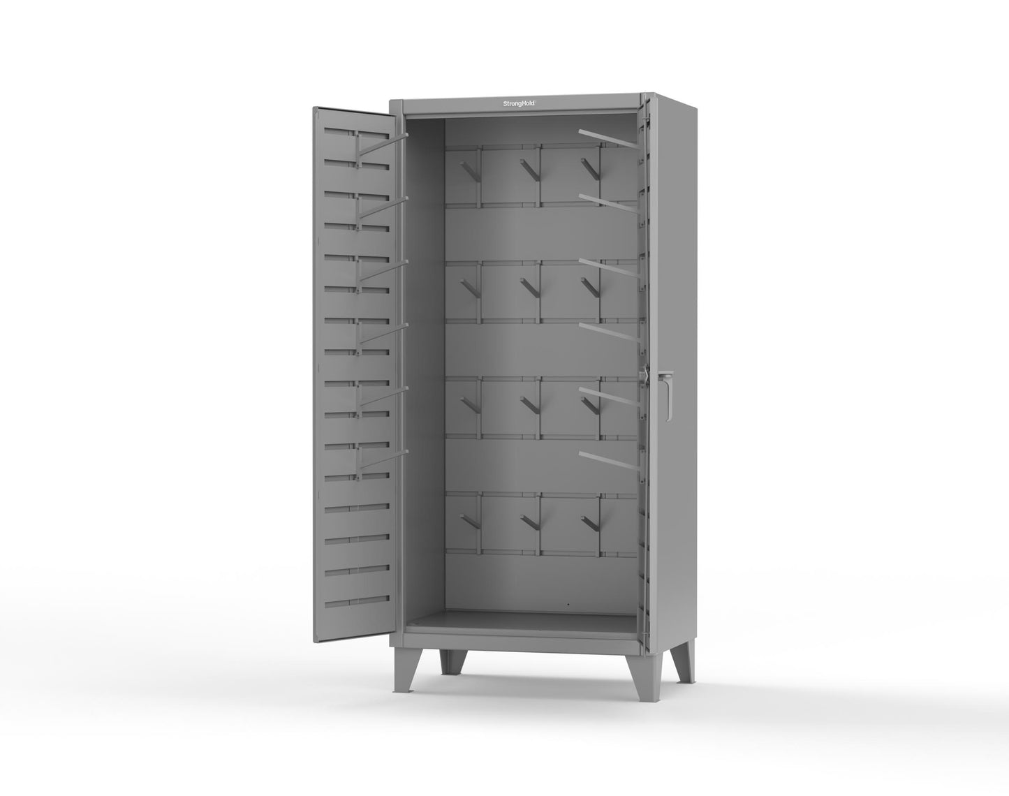 Extreme Duty 12 GA Rigging Cabinet with Hooks - 36 In. W x 24 In. D x 78 In. H - 36-BB-240W/Hooks-7037