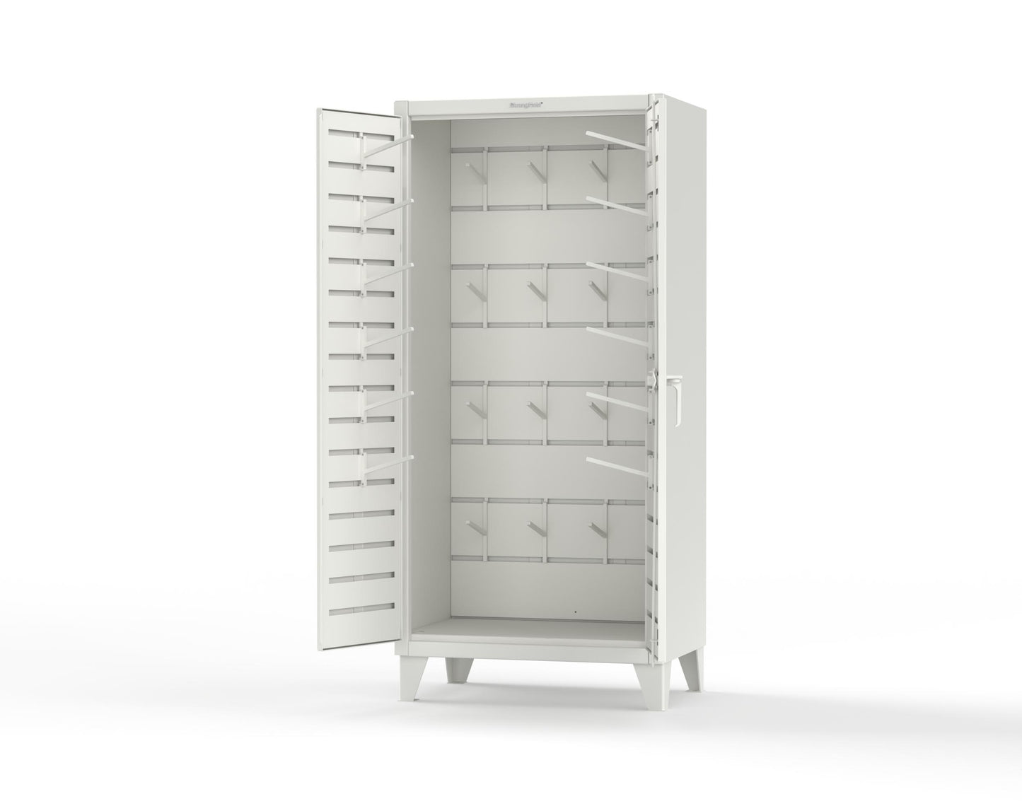 Extreme Duty 12 GA Rigging Cabinet with Hooks - 36 In. W x 24 In. D x 78 In. H - 36-BB-240W/Hooks-9003