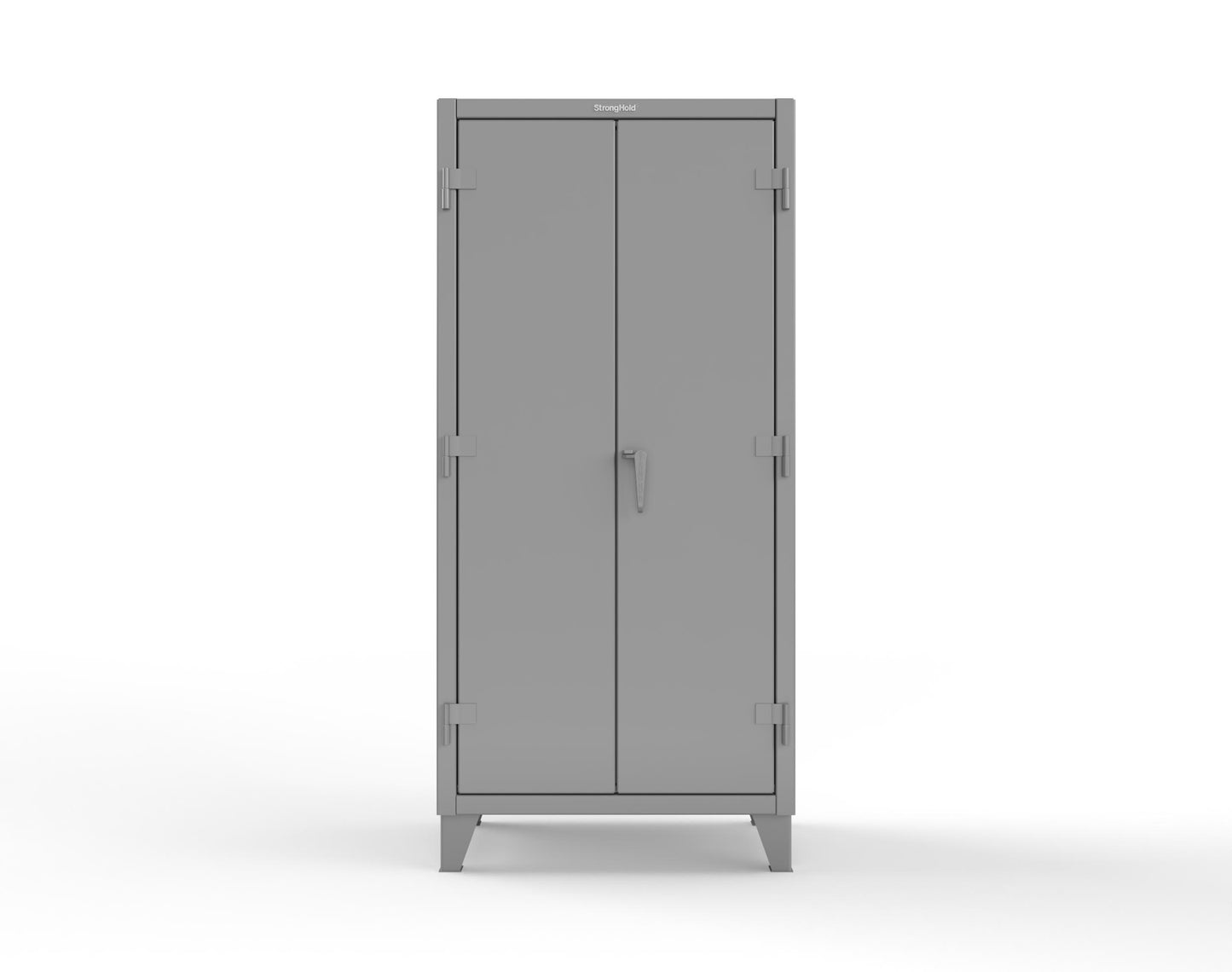 Extreme Duty 12 GA Bin Cabinet with Multiple Sized Bins, 3 Shelves - 36 In. W x 24 In. D x 78 In. H - 36-BBS-243-7037