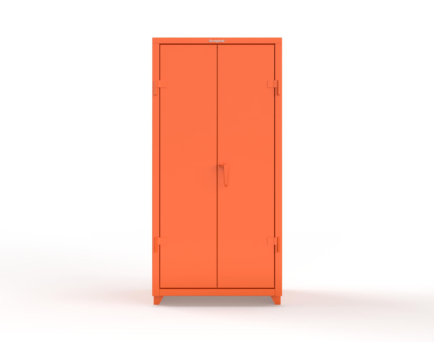 Extra Heavy Duty 14 GA Bin Cabinet with 3 Shelves - 36 In. W x 24 In. D x 75 In. H - 36-BS-243-L-2009