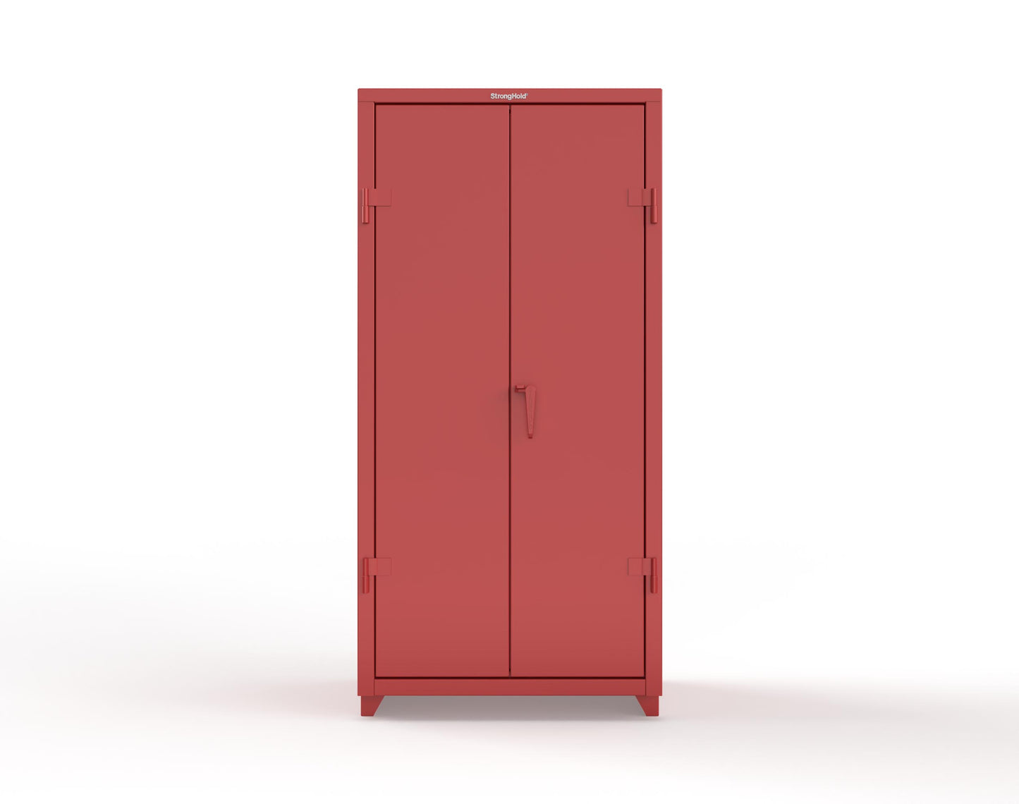 Extra Heavy Duty 14 GA Bin Cabinet with 3 Shelves - 36 In. W x 24 In. D x 75 In. H - 36-BS-243-L-3001