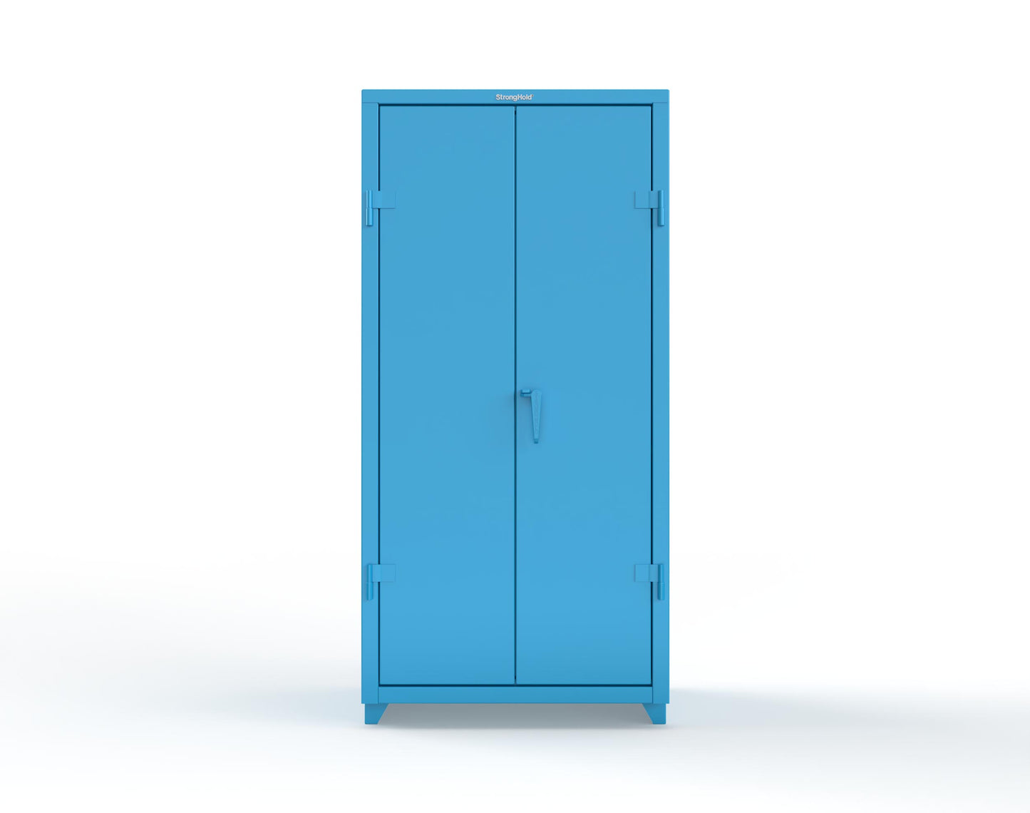 Extra Heavy Duty 14 GA Bin Cabinet with 3 Shelves - 36 In. W x 24 In. D x 75 In. H - 36-BS-243-L-5012