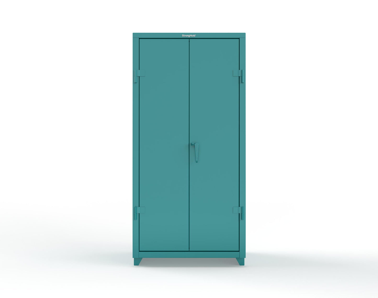 Extra Heavy Duty 14 GA Bin Cabinet with 3 Shelves - 36 In. W x 24 In. D x 75 In. H - 36-BS-243-L-5021