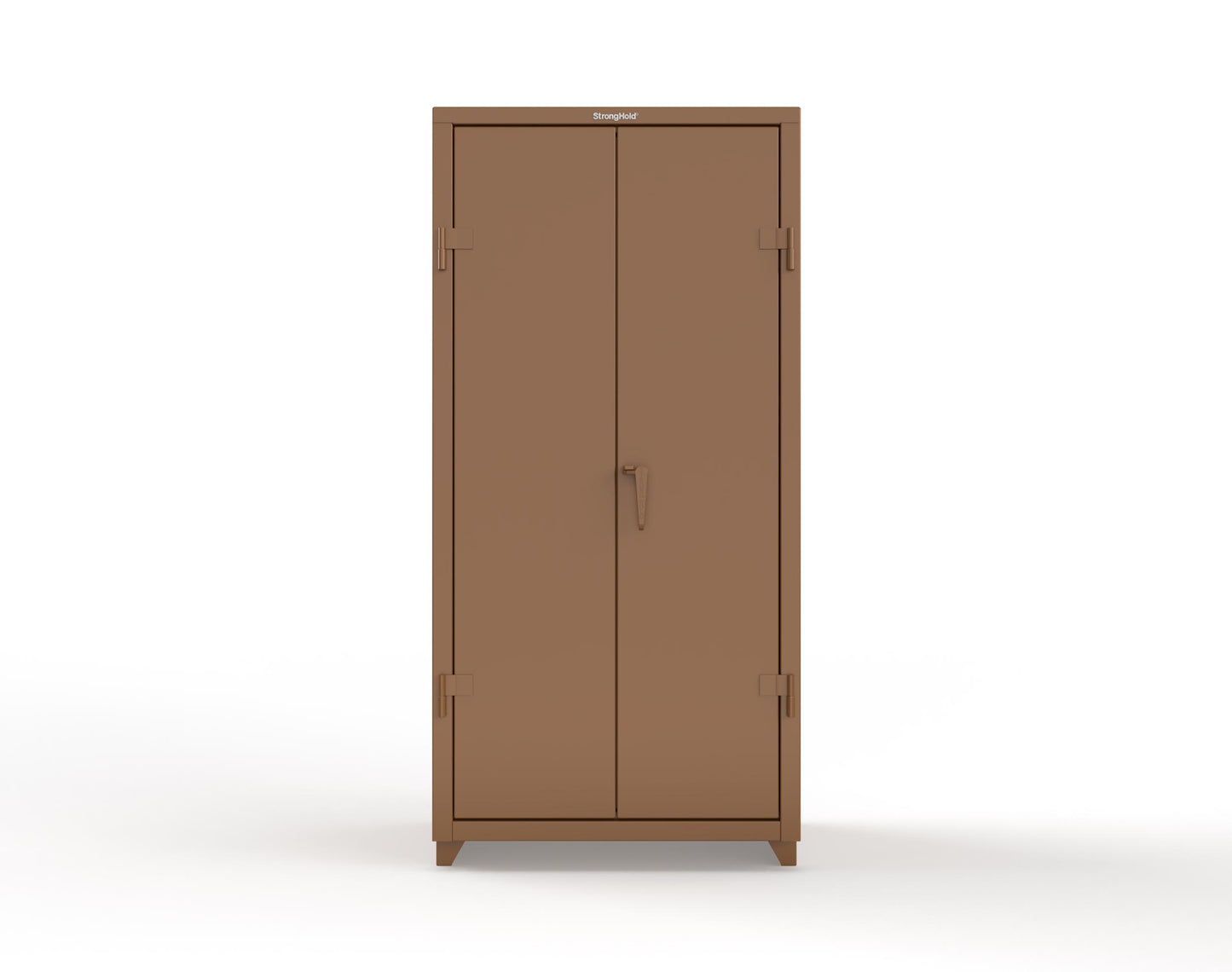 Extra Heavy Duty 14 GA Bin Cabinet with 3 Shelves - 36 In. W x 24 In. D x 75 In. H - 36-BS-243-L-8008