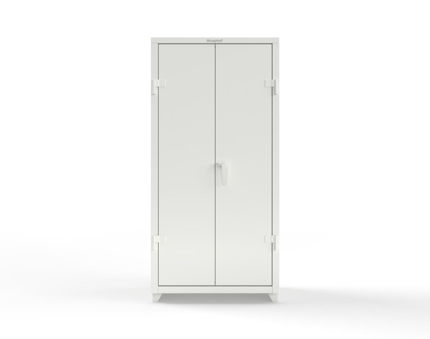Extra Heavy Duty 14 GA Bin Cabinet with 3 Shelves - 36 In. W x 24 In. D x 75 In. H - 36-BS-243-L-9003