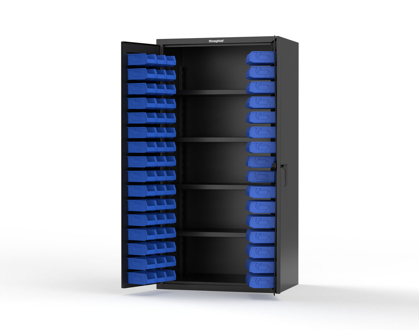 Black (RAL 9005) / Blue (RAL 5001)