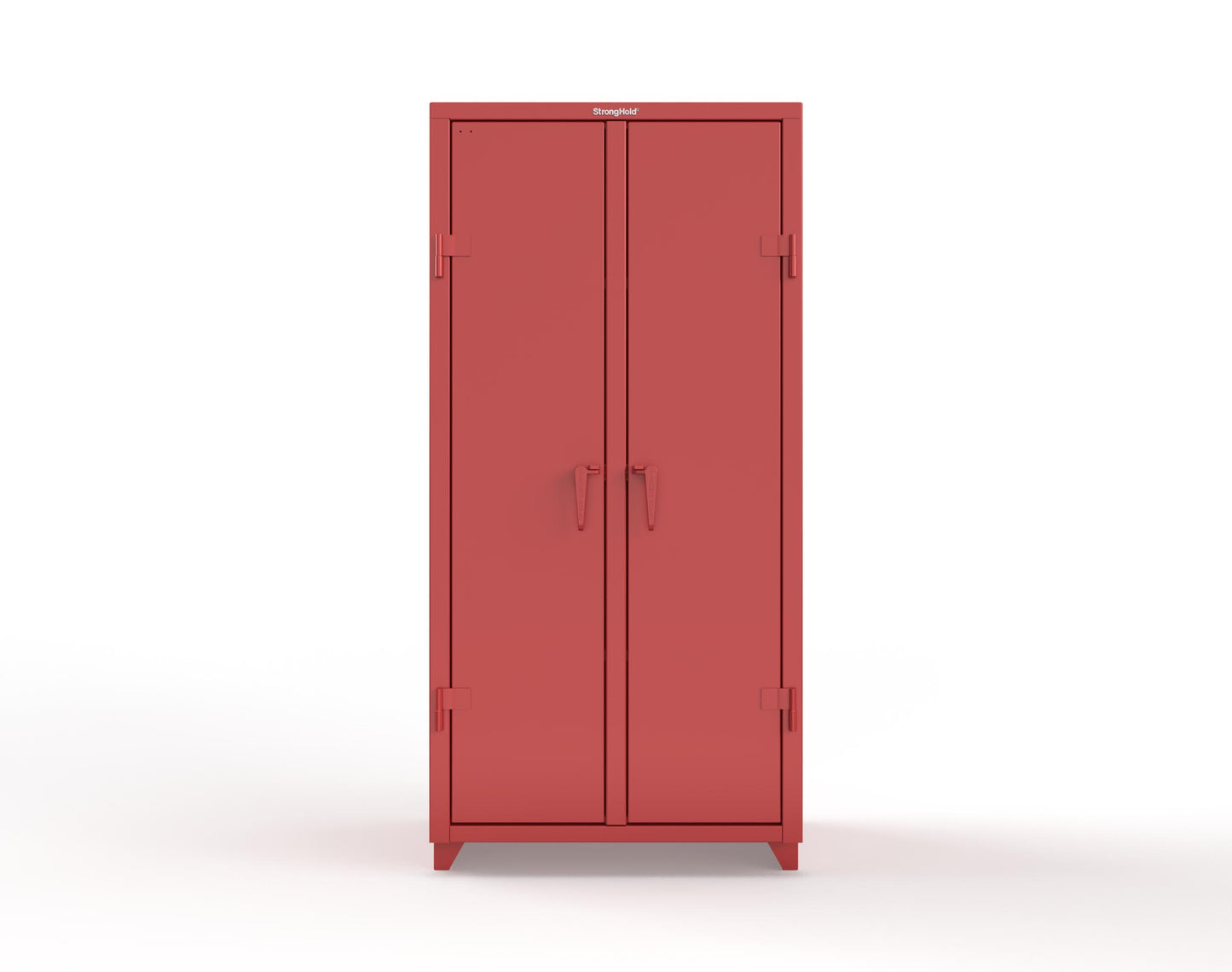 Extra Heavy Duty 14 GA Double Shift Cabinet with 6 Shelves - 36 In. W x 24 In. D x 75 In. H - 36-DS-246-L-3001