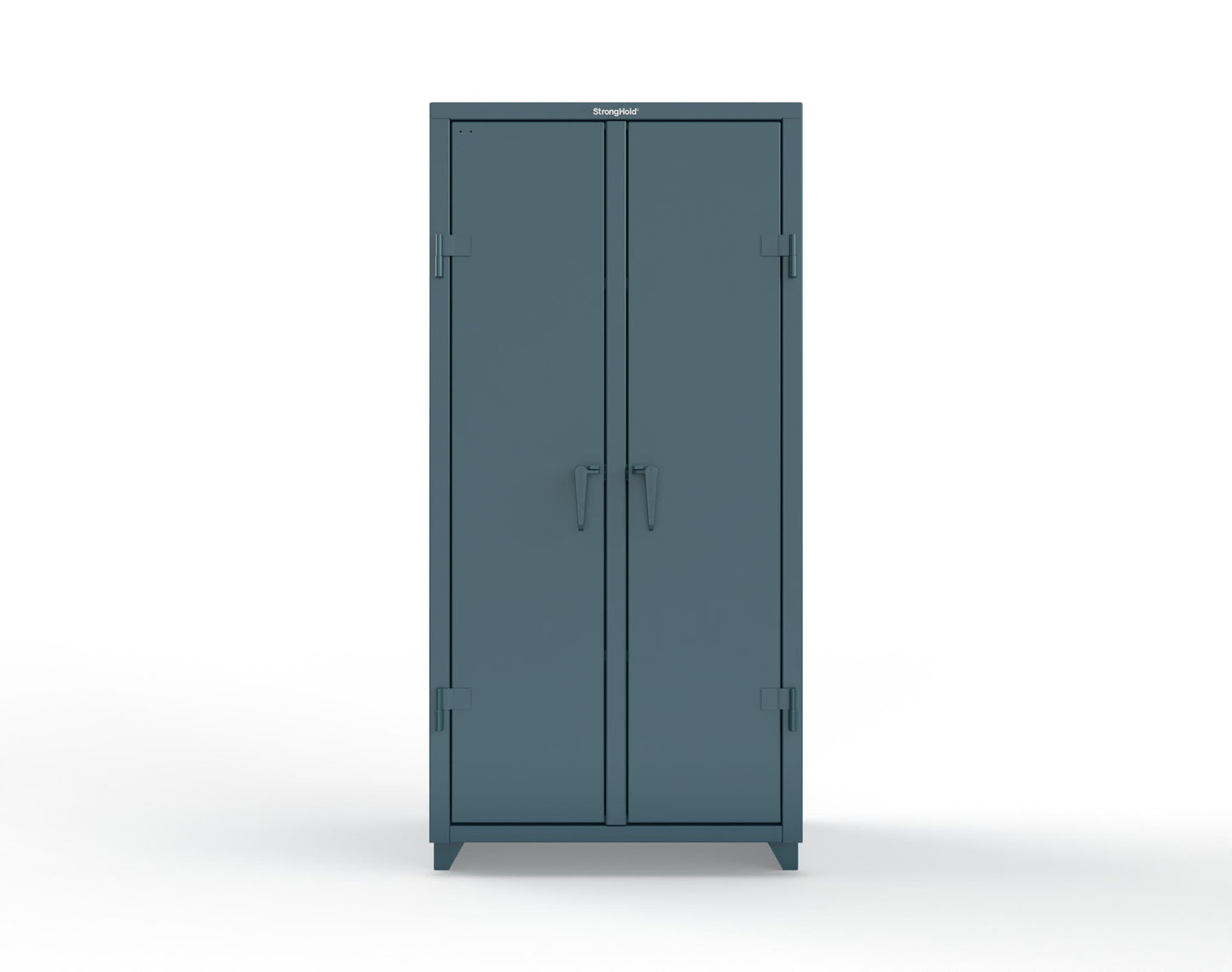 Extra Heavy Duty 14 GA Double Shift Cabinet with 6 Shelves - 36 In. W x 24 In. D x 75 In. H - 36-DS-246-L-5001
