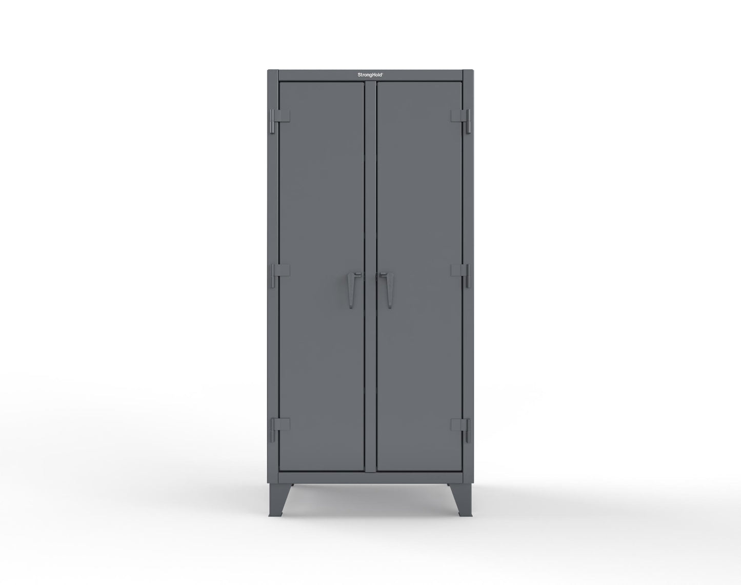 Extreme Duty 12 GA Double Shift Cabinet with 8 Shelves - 36 In. W x 24 In. D x 78 In. H - 36-DS-248-7024