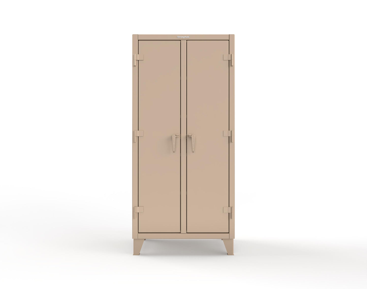 Extreme Duty 12 GA Double Shift Cabinet with 8 Shelves - 36 In. W x 24 In. D x 78 In. H - 36-DS-248-1019