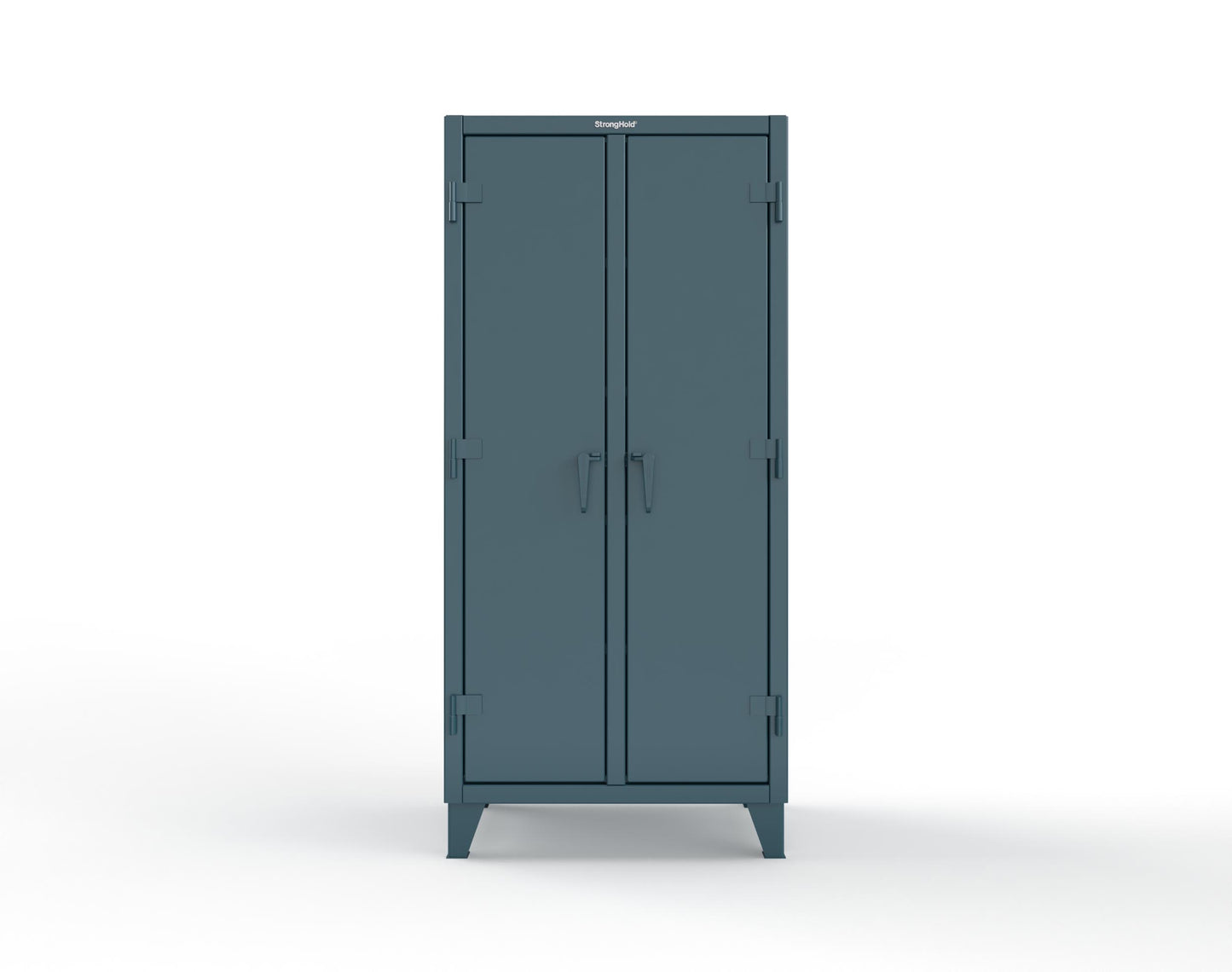 Extreme Duty 12 GA Double Shift Cabinet with 8 Shelves - 36 In. W x 24 In. D x 78 In. H - 36-DS-248-5001