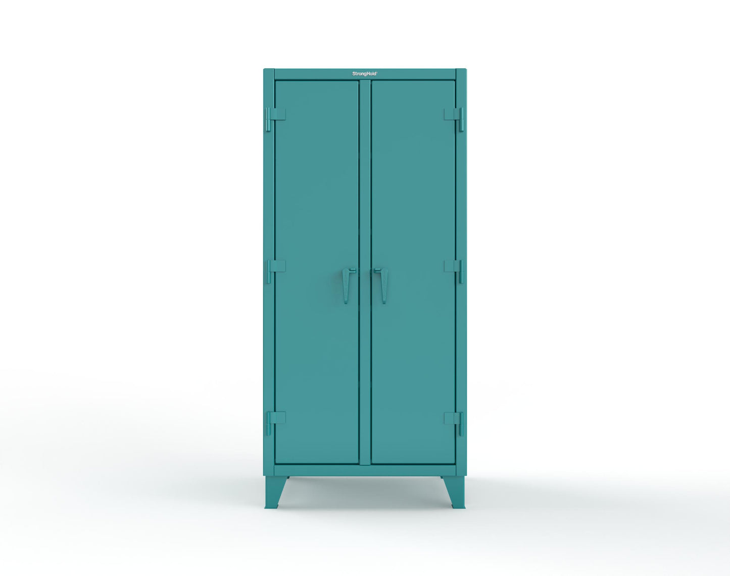 Extreme Duty 12 GA Double Shift Cabinet with 8 Shelves - 36 In. W x 24 In. D x 78 In. H - 36-DS-248-5021
