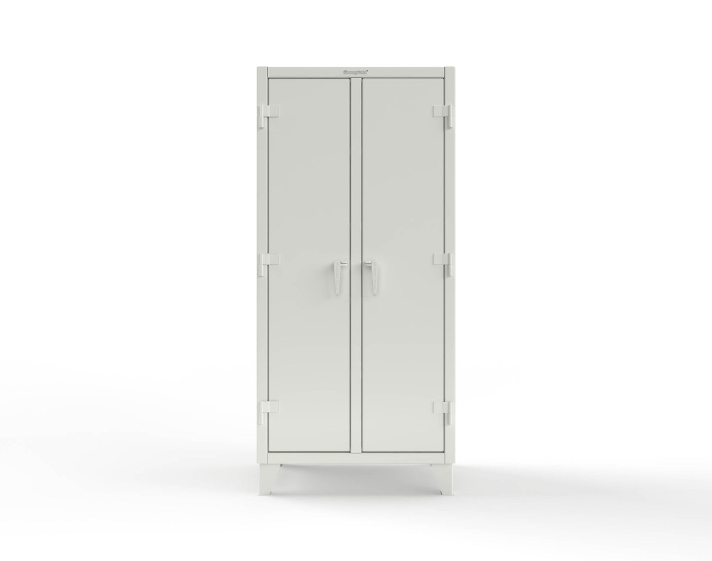 Extreme Duty 12 GA Double Shift Cabinet with 8 Shelves - 36 In. W x 24 In. D x 78 In. H - 36-DS-248-9003