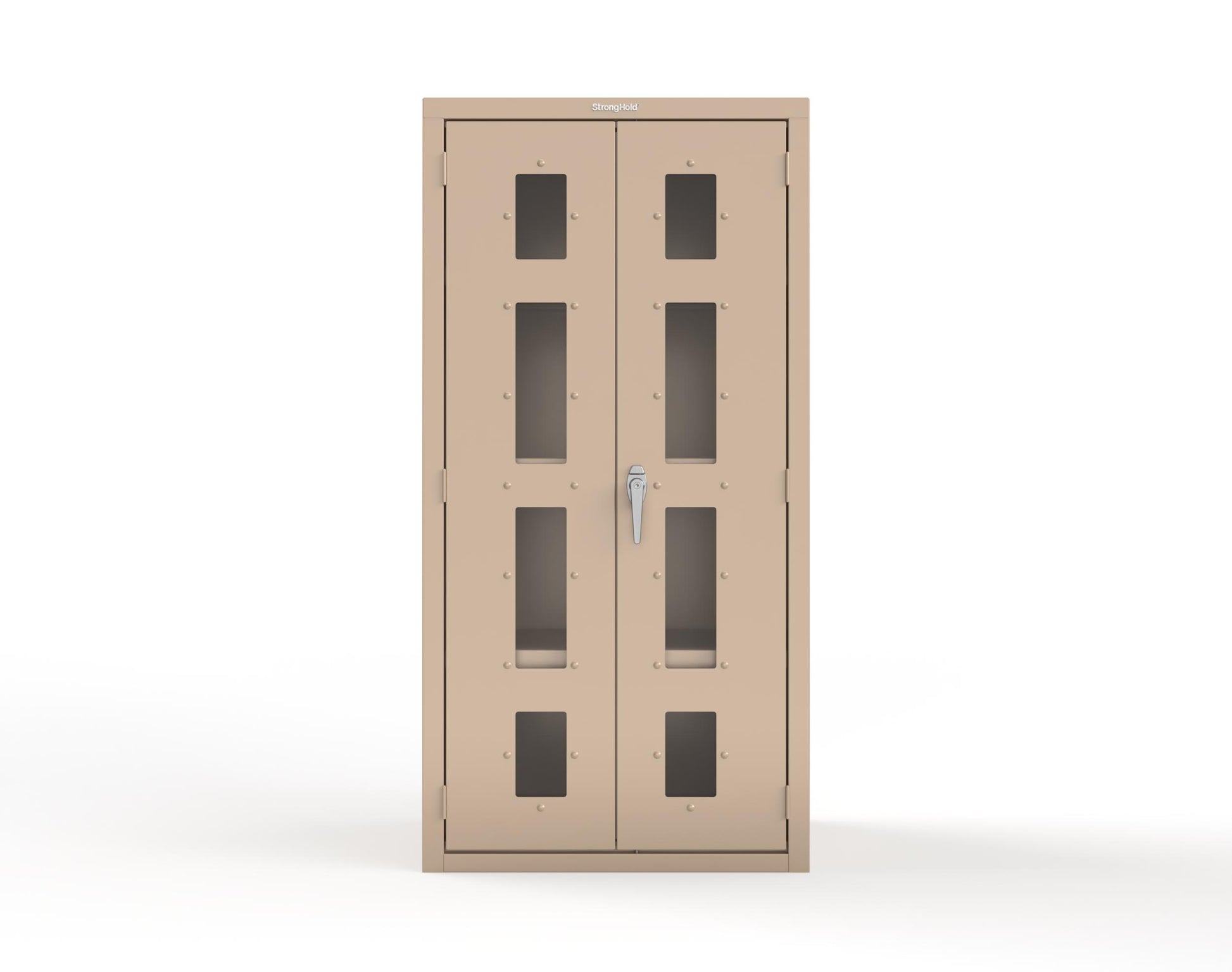 Heavy Duty 18 GA Cabinet with Clearview Doors - 36 in. W x 24 in. D x 72 in. H - 36-LD-243-P-1019