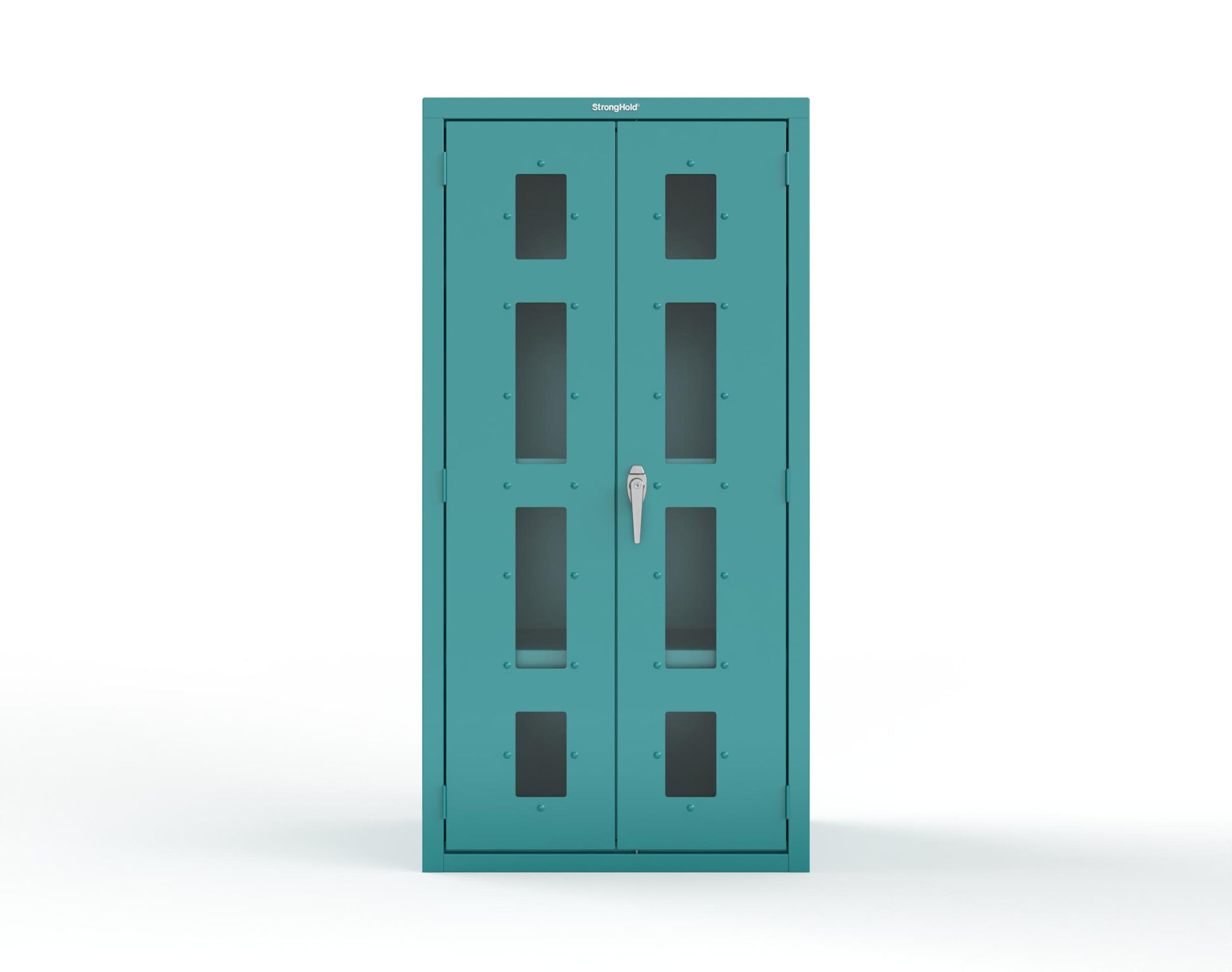 Heavy Duty 18 GA Cabinet with Clearview Doors - 36 in. W x 24 in. D x 72 in. H - 36-LD-243-P-5021