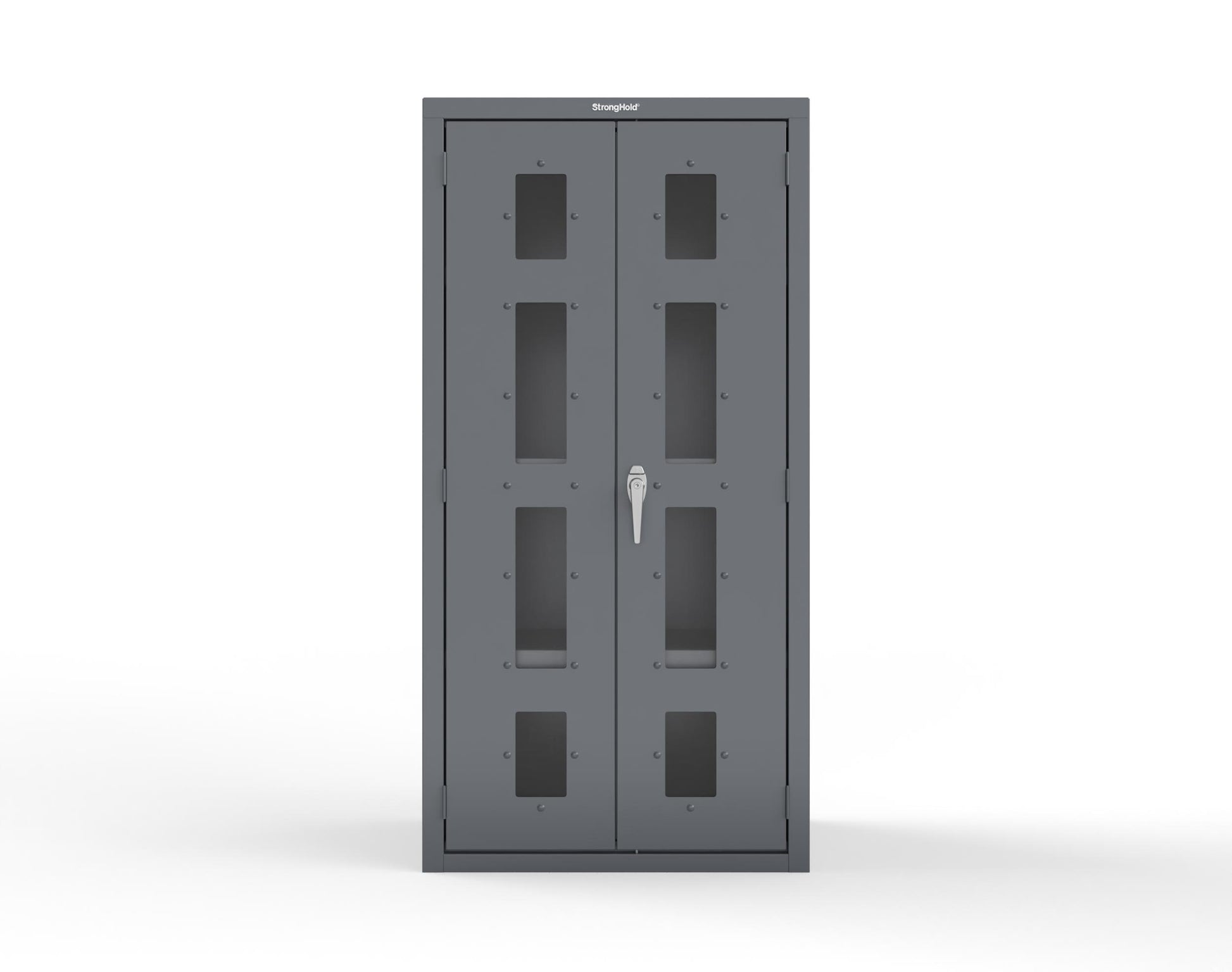 Heavy Duty 18 GA Cabinet with Clearview Doors - 36 in. W x 24 in. D x 72 in. H - 36-LD-243-P-7024