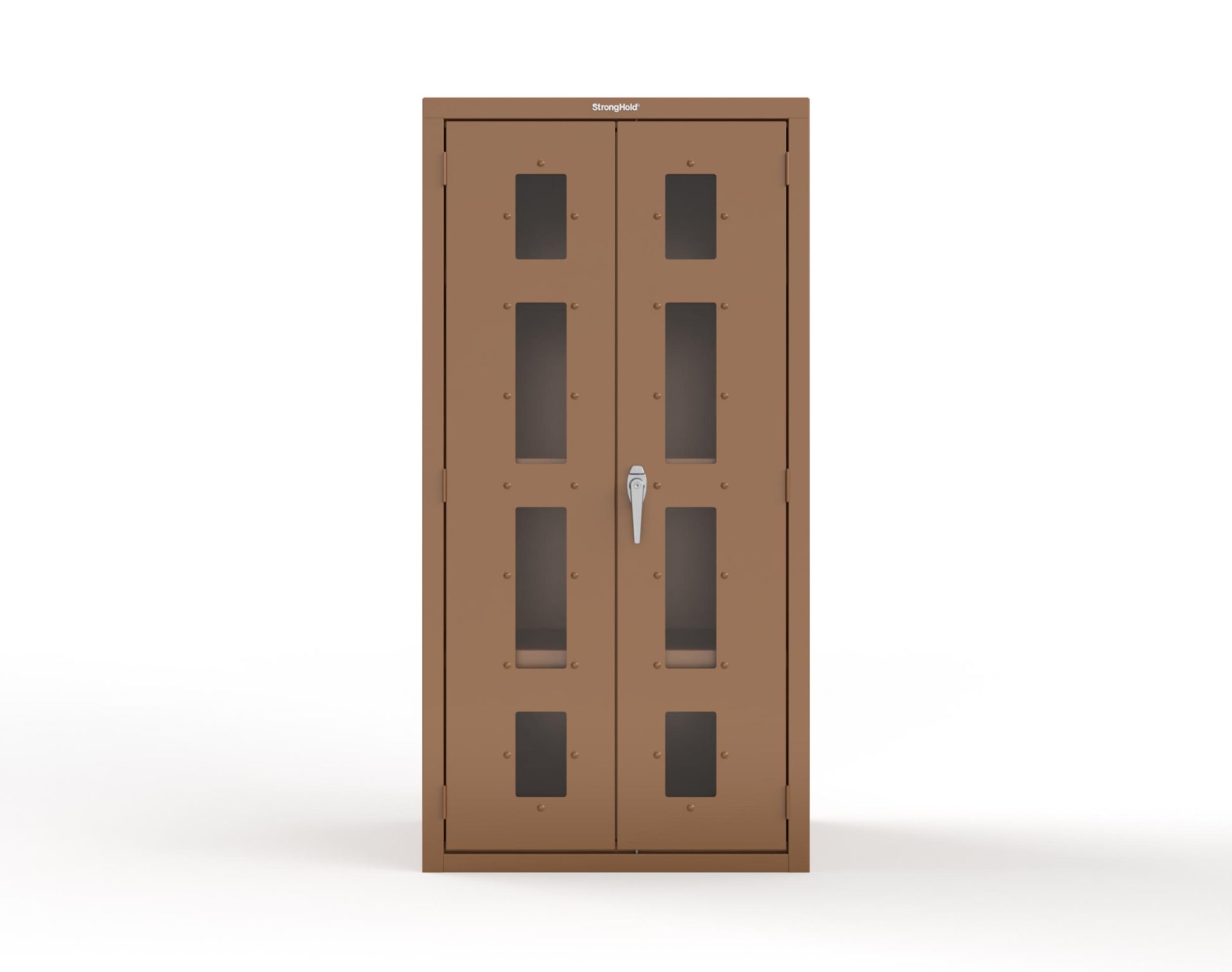 Heavy Duty 18 GA Cabinet with Clearview Doors - 36 in. W x 24 in. D x 72 in. H - 36-LD-243-P-8008