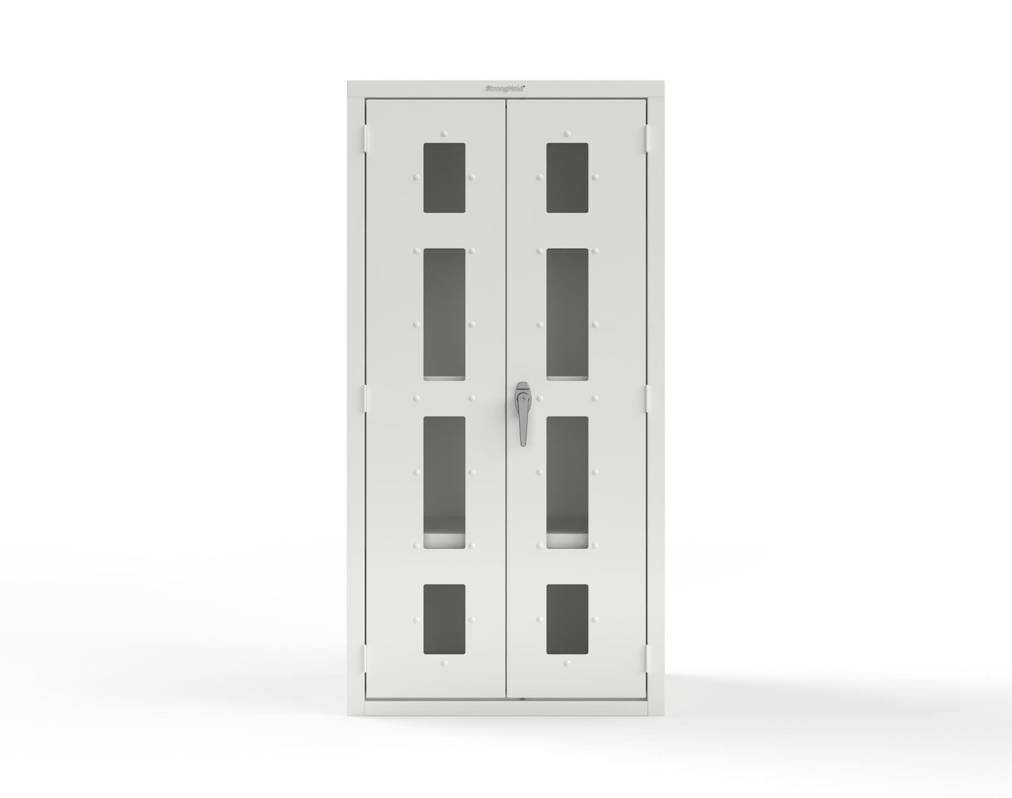 Heavy Duty 18 GA Cabinet with Clearview Doors - 36 in. W x 24 in. D x 72 in. H - 36-LD-243-P-9003