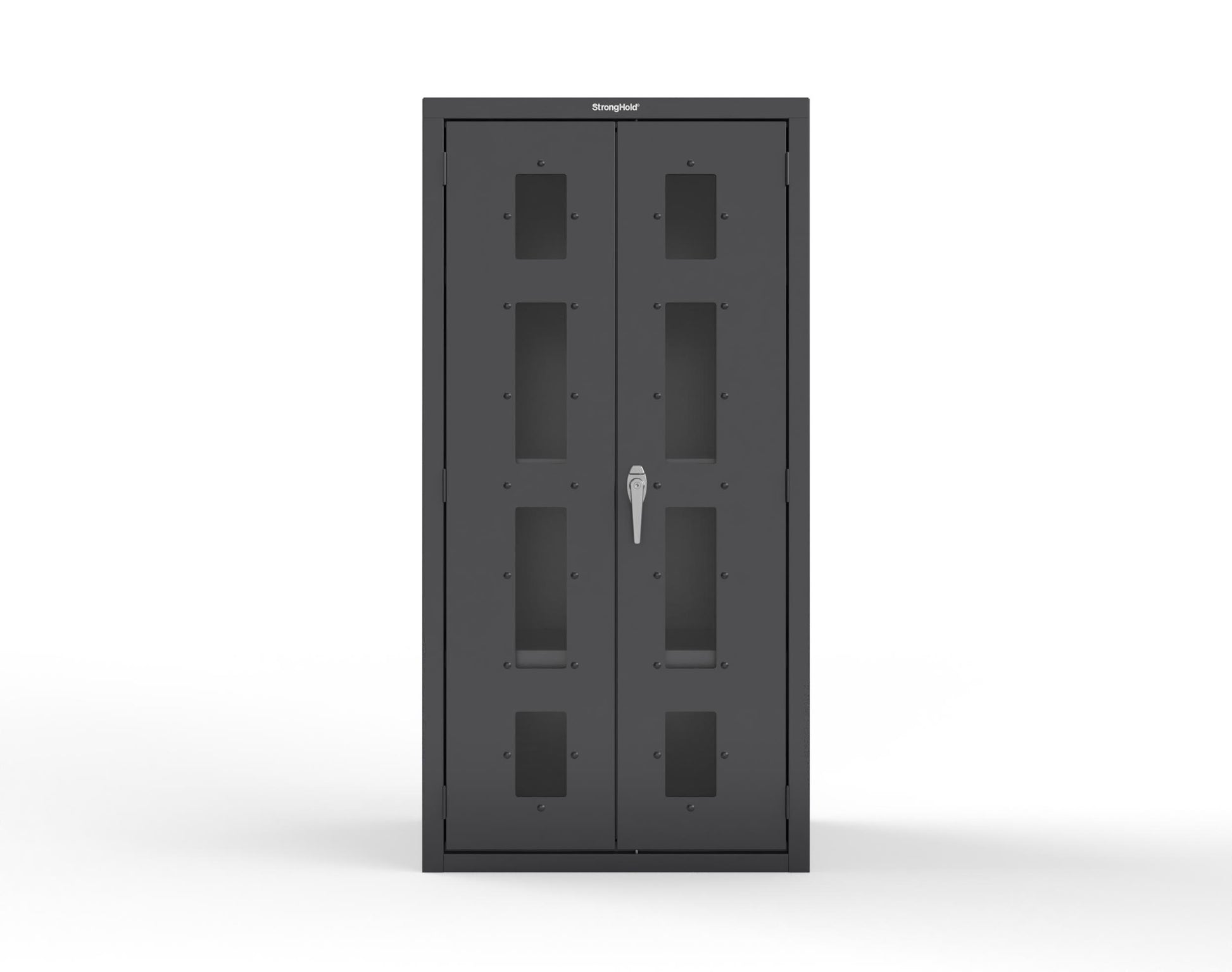 Heavy Duty 18 GA Cabinet with Clearview Doors - 36 in. W x 24 in. D x 72 in. H - 36-LD-243-P-9005