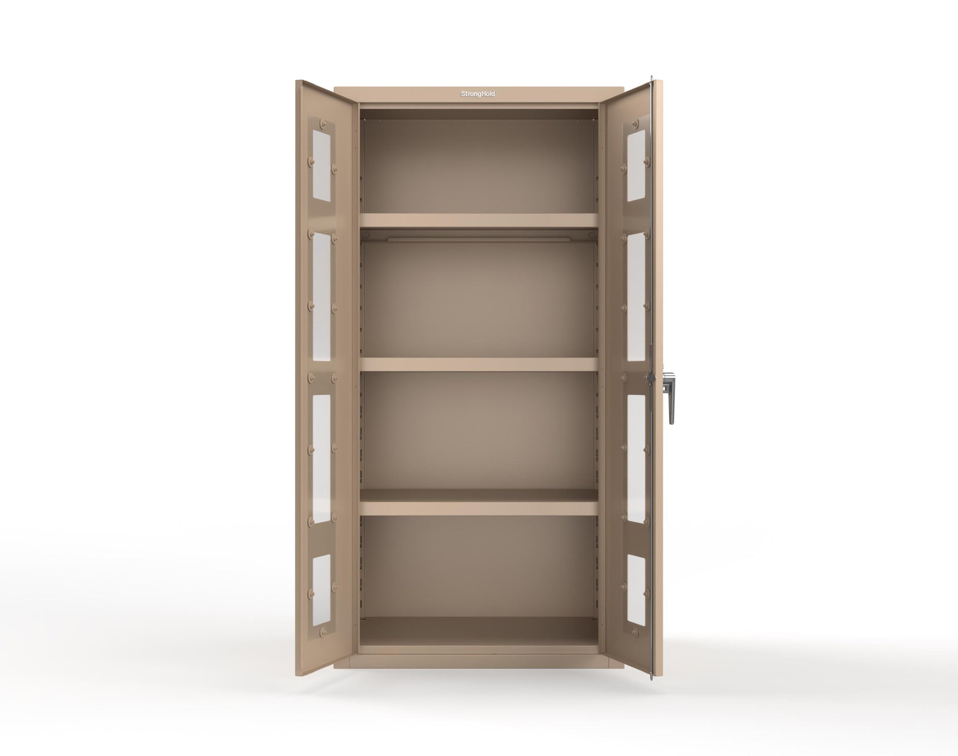 Heavy Duty 18 GA Cabinet with Clearview Doors - 36 in. W x 24 in. D x 72 in. H - 36-LD-243-P-1019