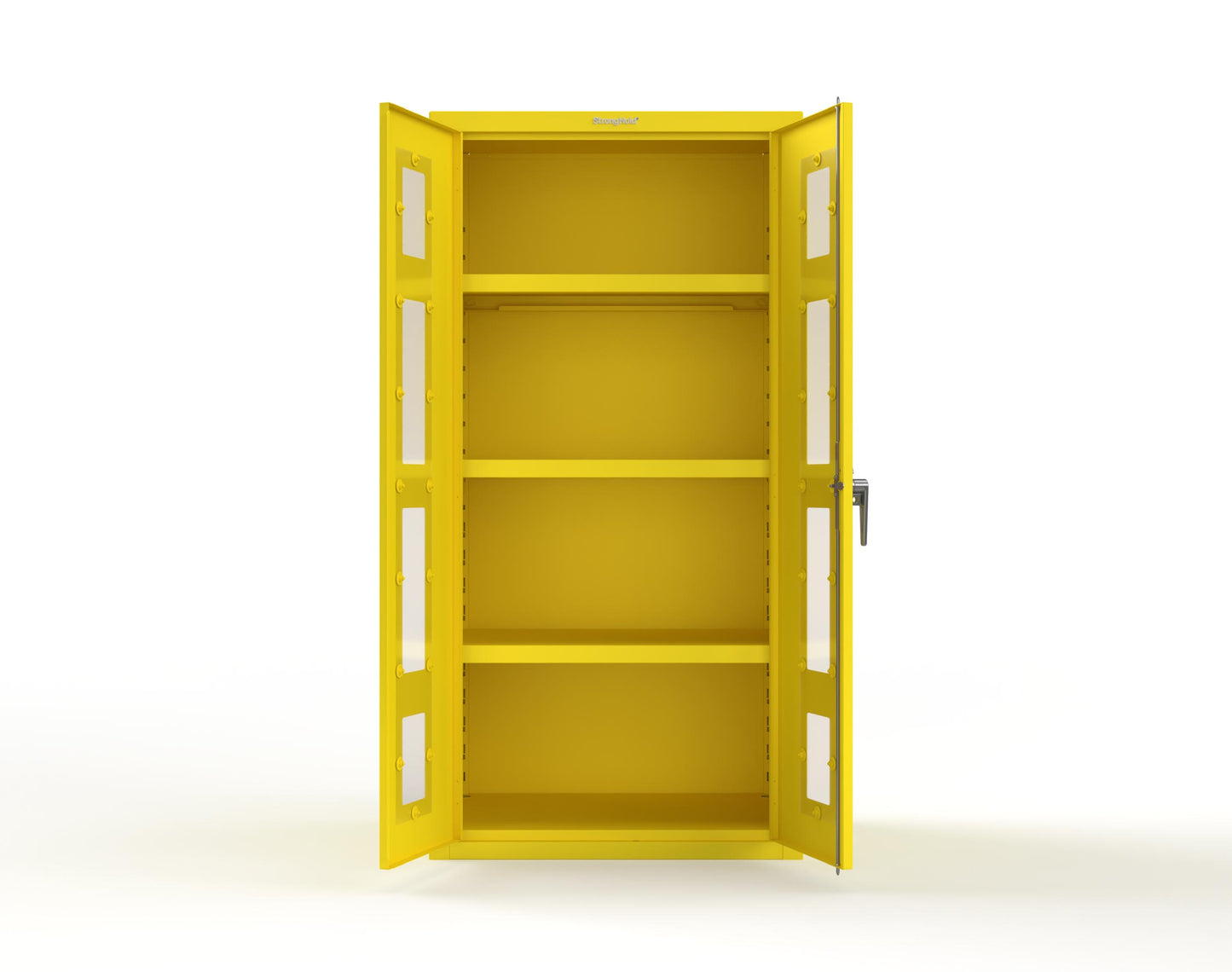 Heavy Duty 18 GA Cabinet with Clearview Doors - 36 in. W x 24 in. D x 72 in. H - 36-LD-243-P-1021