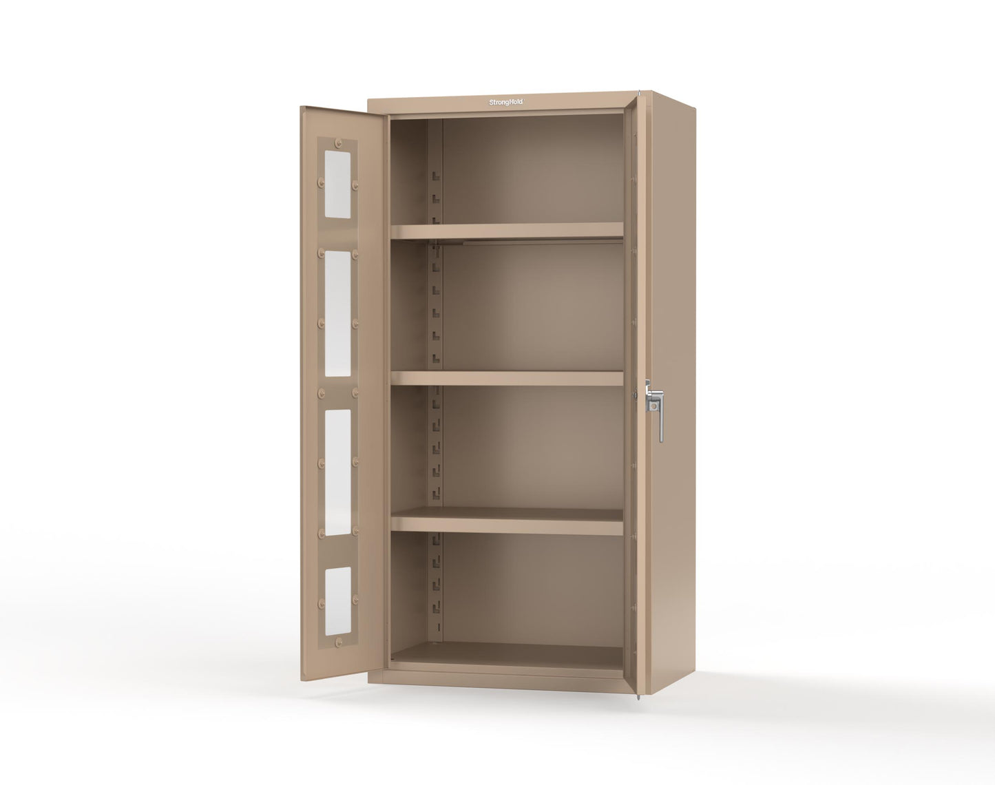 Heavy Duty 18 GA Cabinet with Clearview Doors - 36 in. W x 24 in. D x 72 in. H - 36-LD-243-P-1019