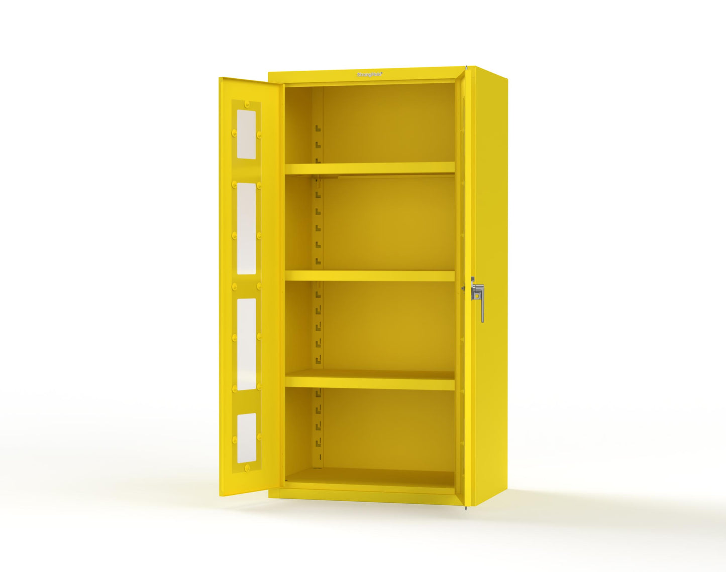 Heavy Duty 18 GA Cabinet with Clearview Doors - 36 in. W x 24 in. D x 72 in. H - 36-LD-243-P-1021