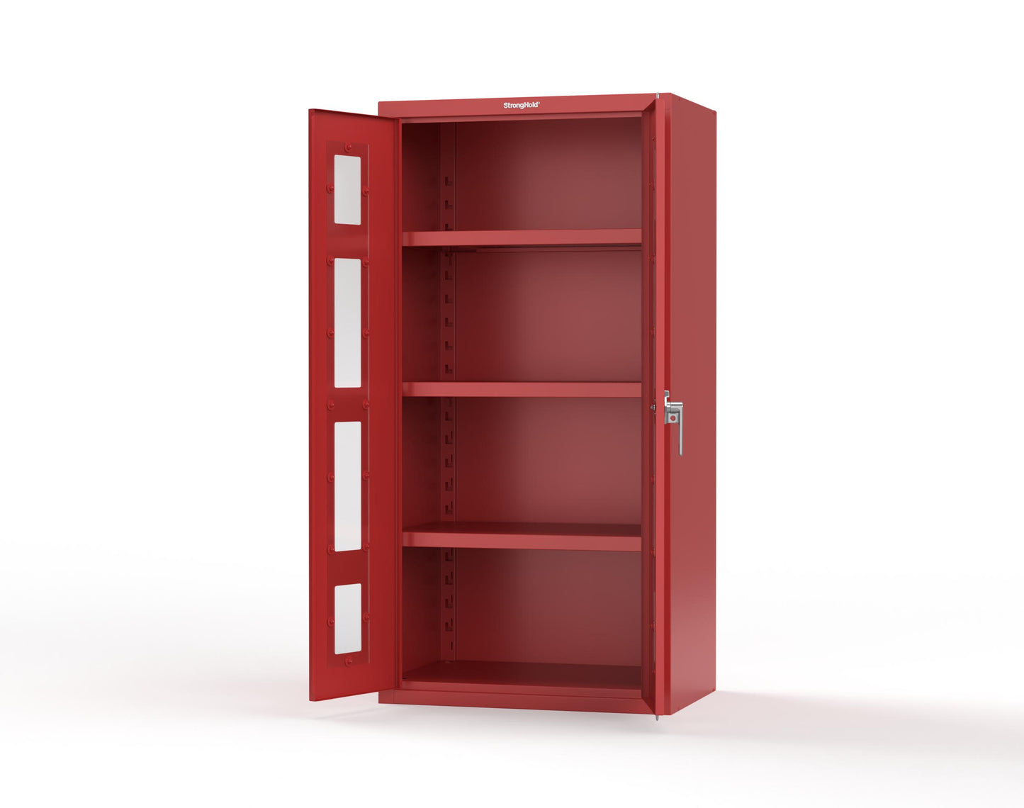 Heavy Duty 18 GA Cabinet with Clearview Doors - 36 in. W x 24 in. D x 72 in. H - 36-LD-243-P-3001